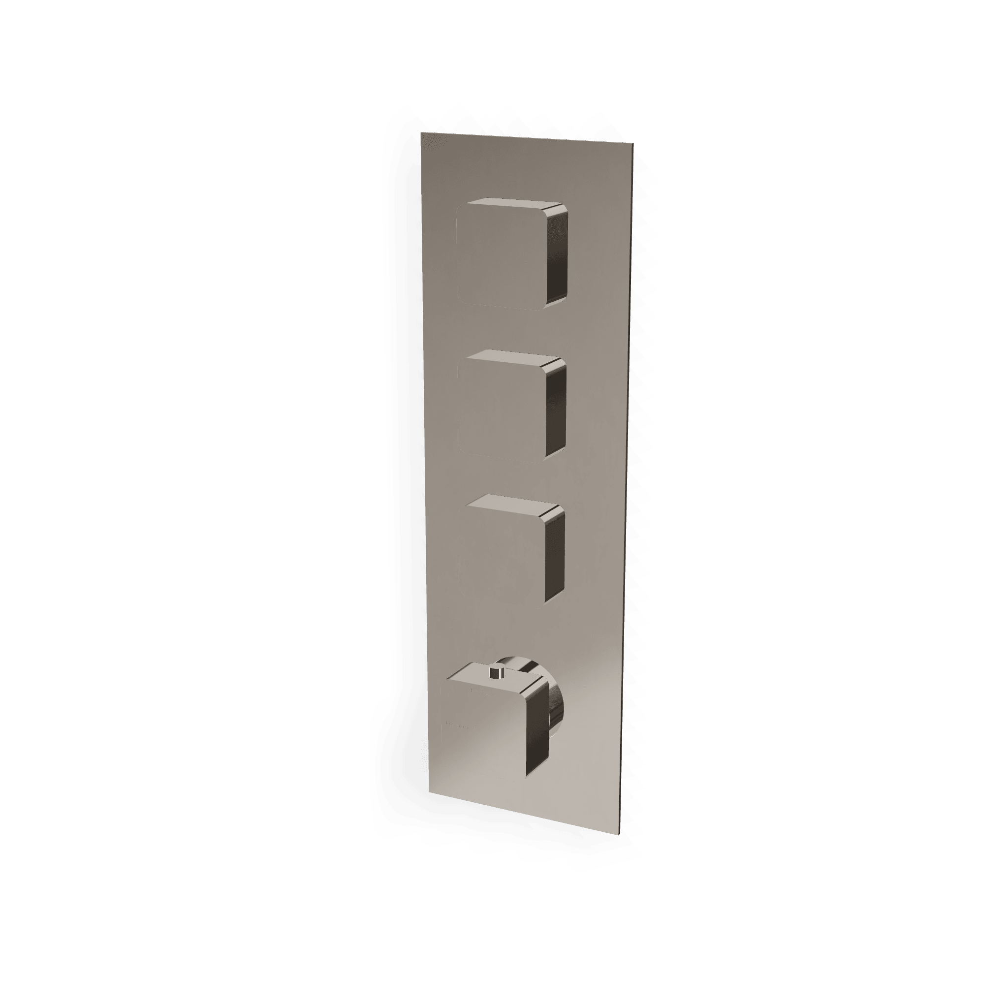 Внешняя часть термостатического смесителя для душа на 3 потребителя Hask