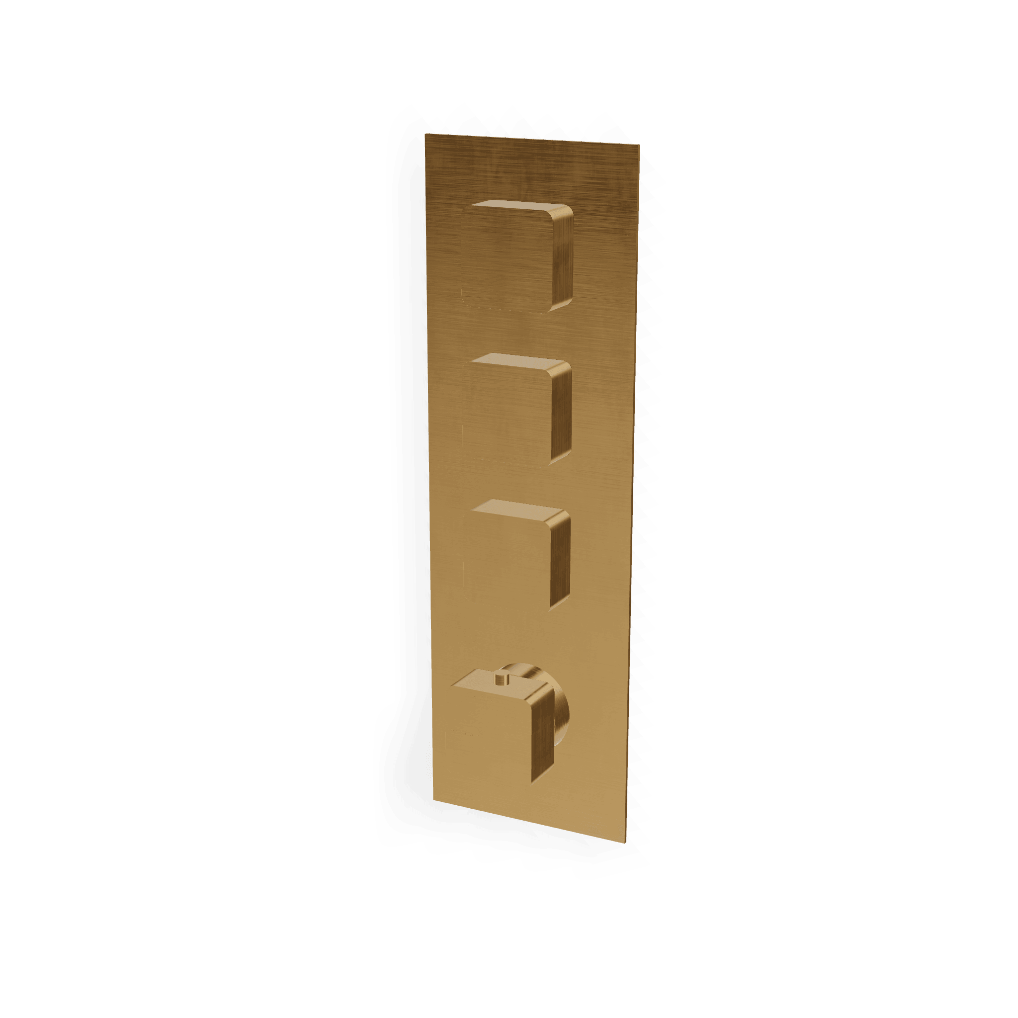 Внешняя часть термостатического смесителя для душа на 3 потребителя Hask