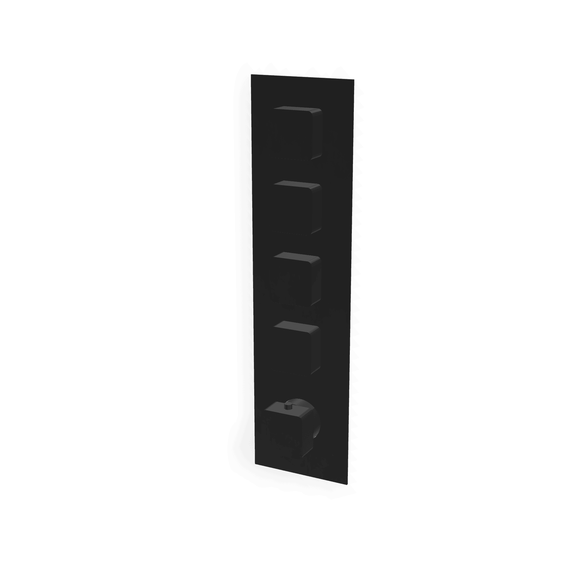 Внешняя часть термостатического смесителя для душа на 4 потребителя Hask