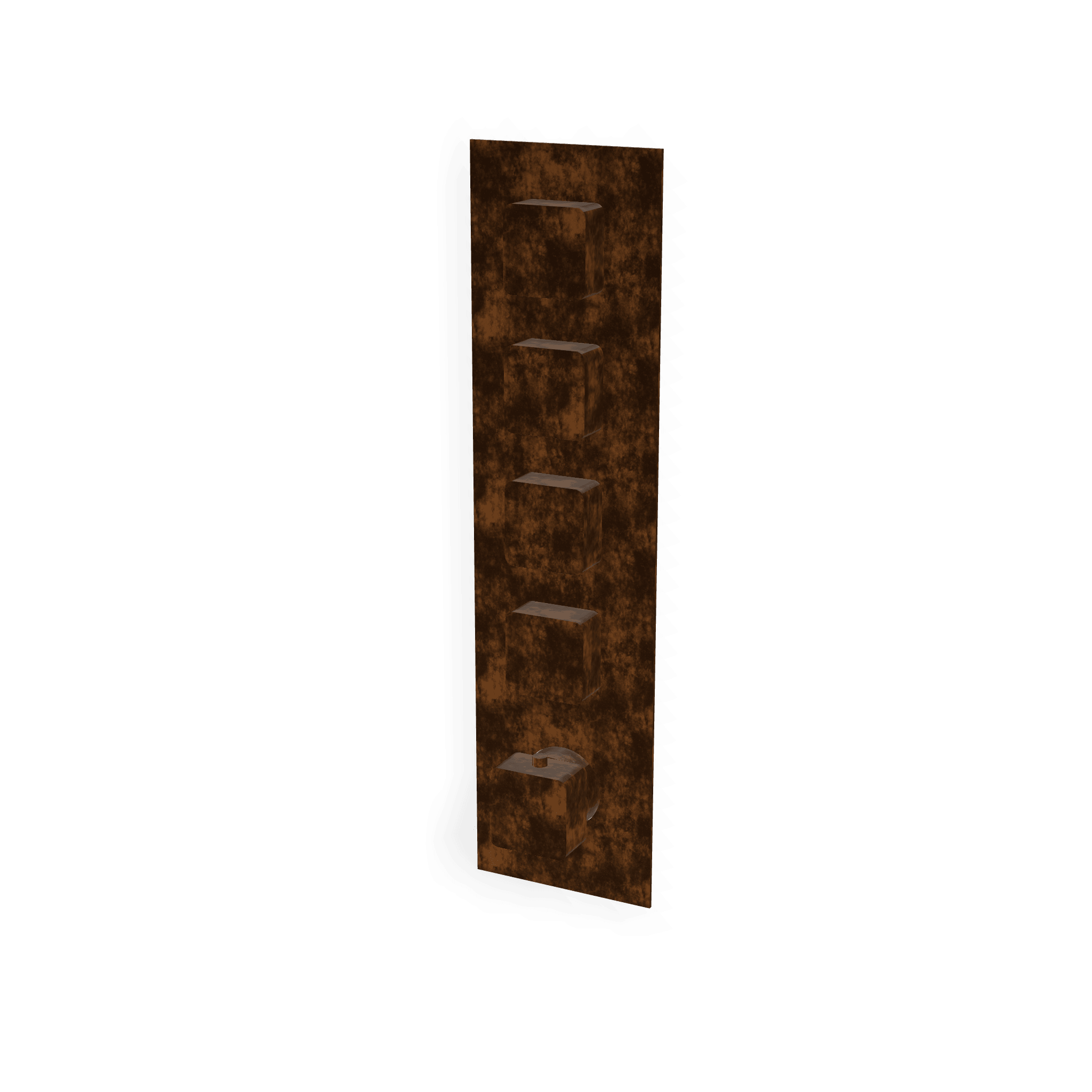 Внешняя часть термостатического смесителя для душа на 4 потребителя Hask