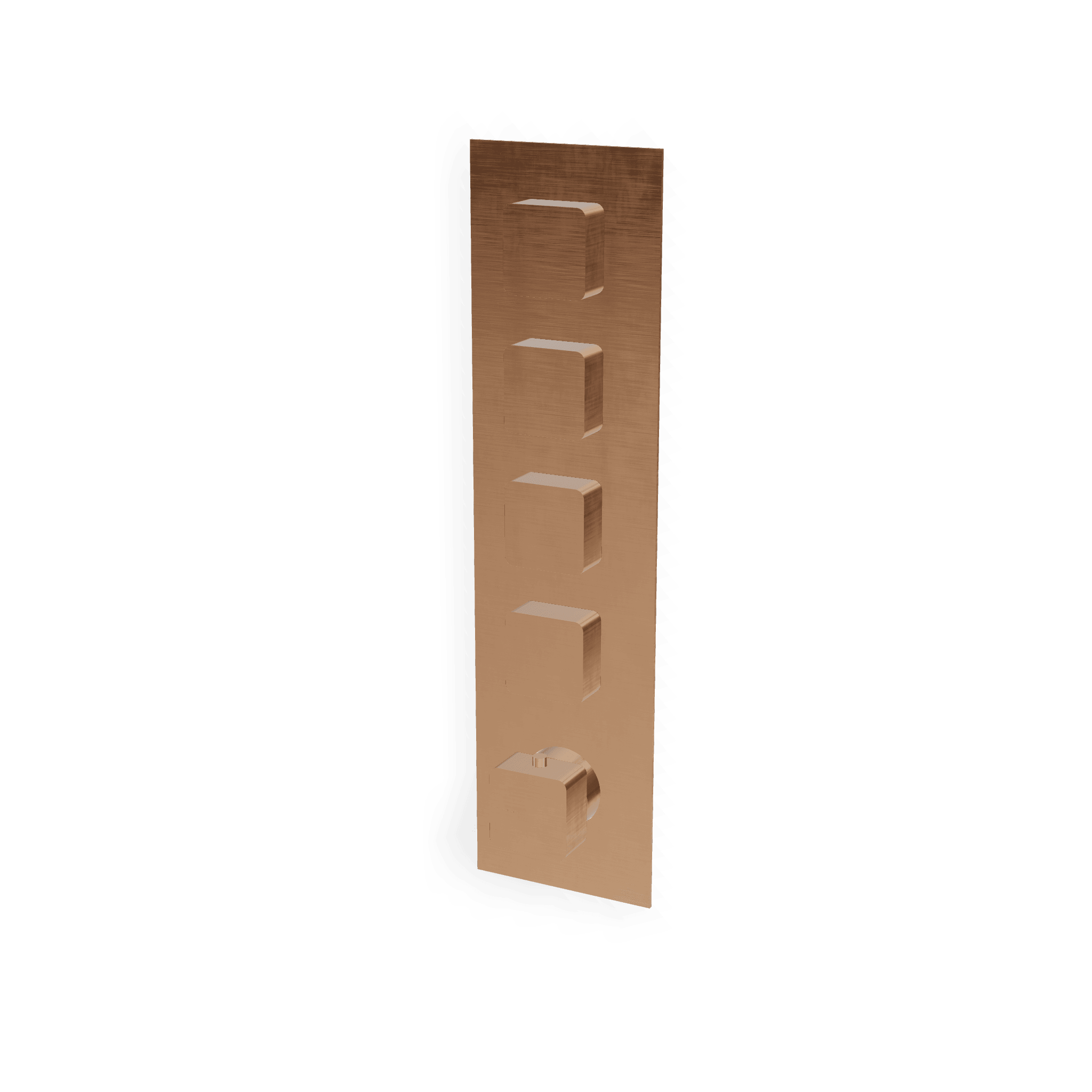 Внешняя часть термостатического смесителя для душа на 4 потребителя Hask