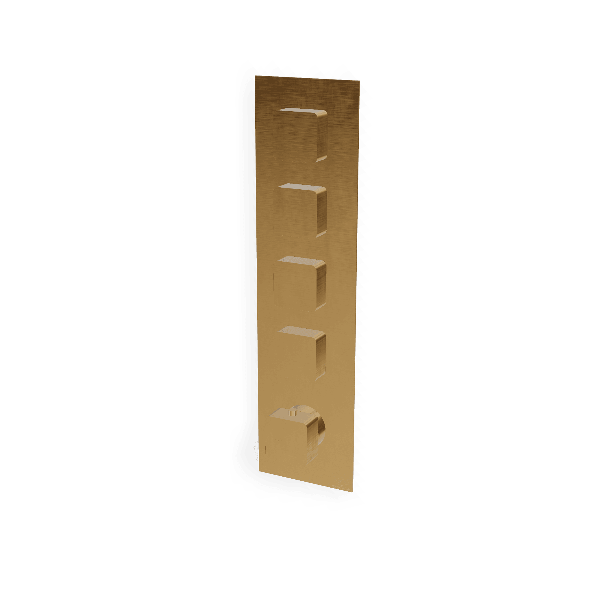 Внешняя часть термостатического смесителя для душа на 4 потребителя Hask