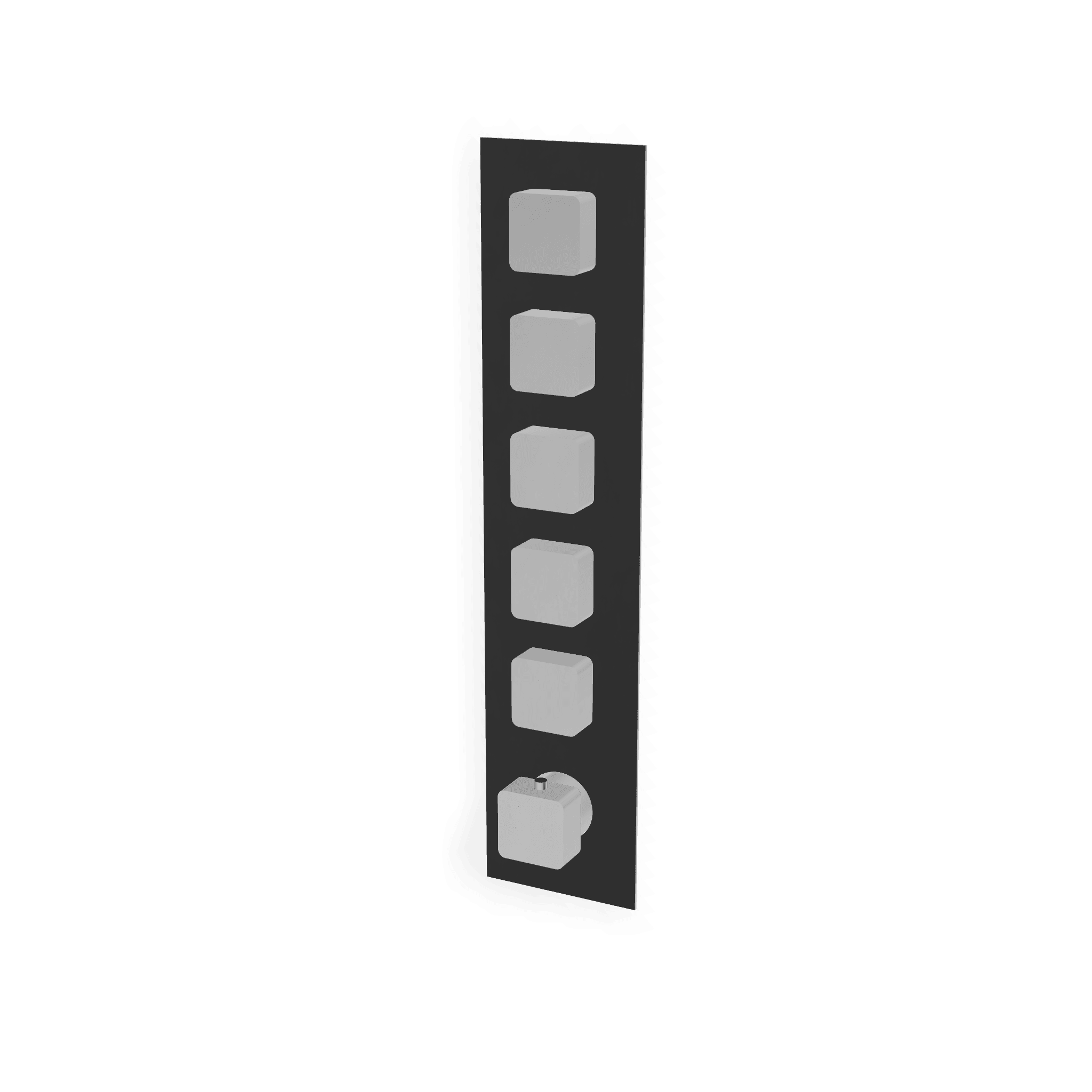 Внешняя часть термостатического смесителя для душа на 5 потребителей Hask