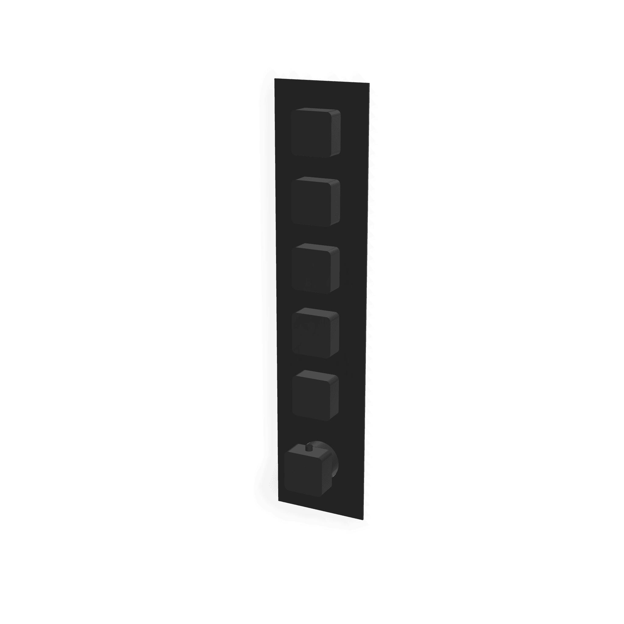 Внешняя часть термостатического смесителя для душа на 5 потребителей Hask