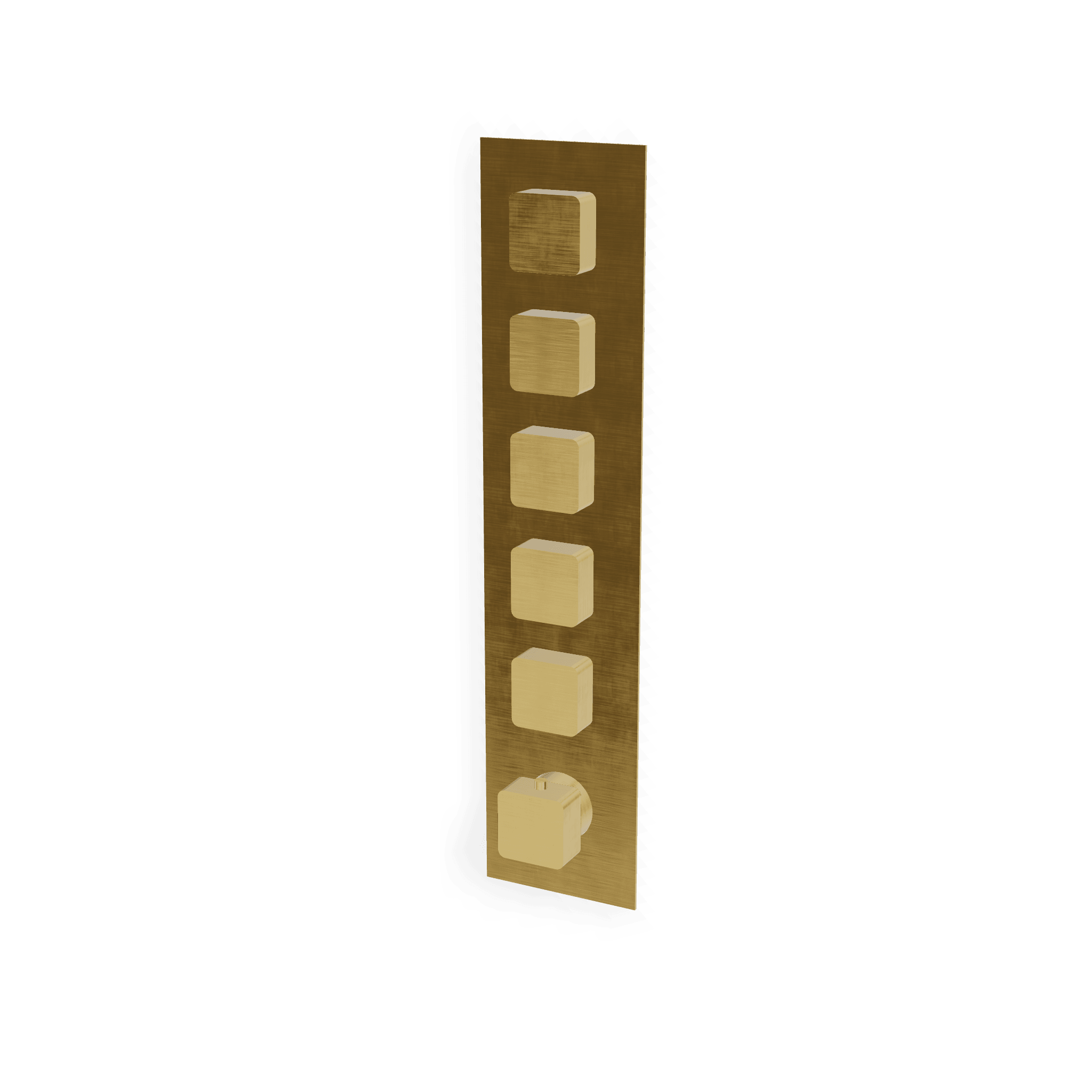 Внешняя часть термостатического смесителя для душа на 5 потребителей Hask