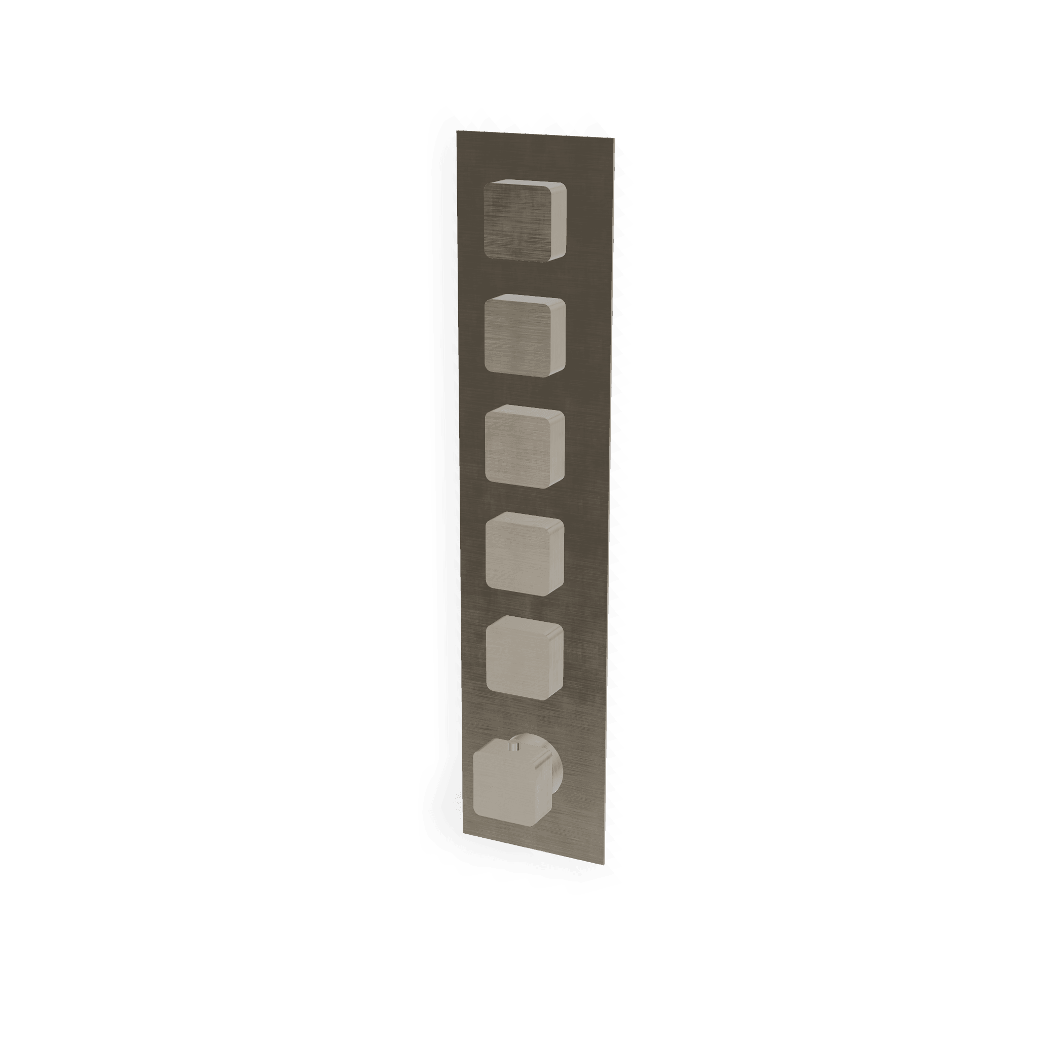 Внешняя часть термостатического смесителя для душа на 5 потребителей Hask