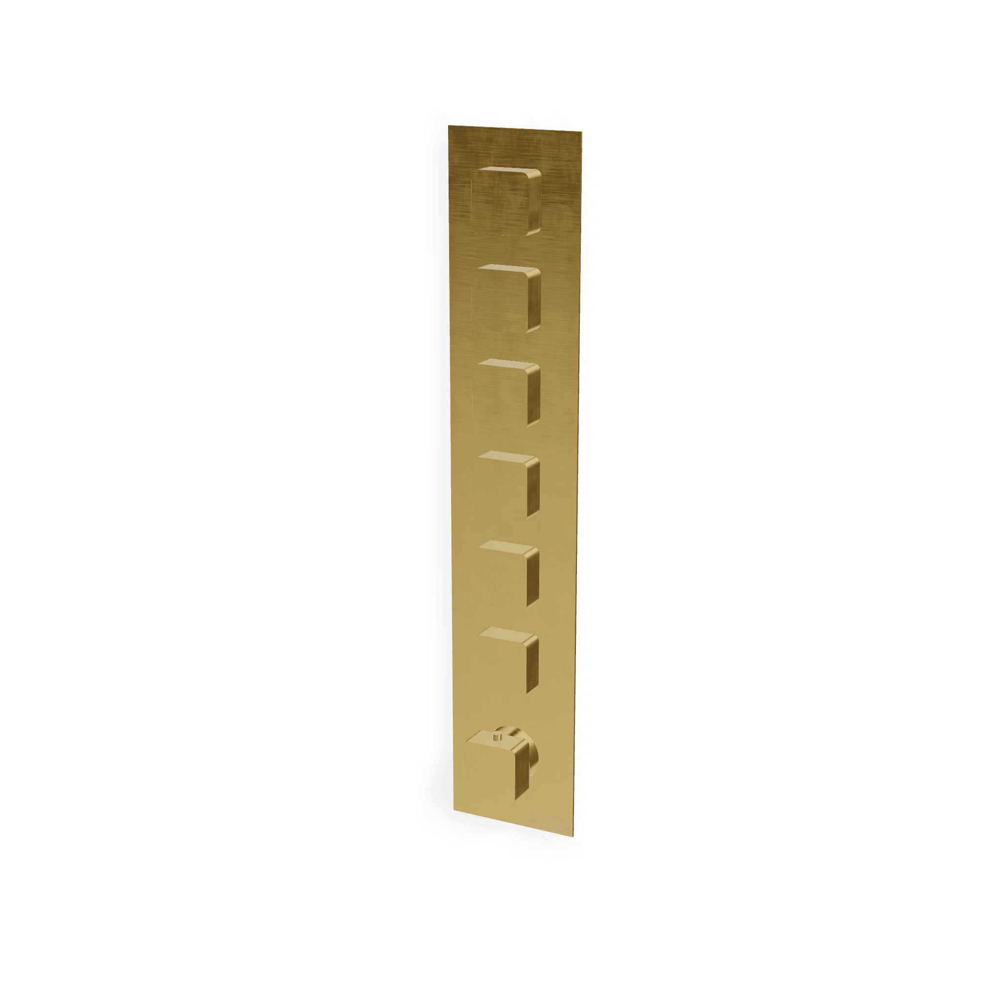 Внешняя часть термостатического смесителя для душа на 6 потребителей Hask