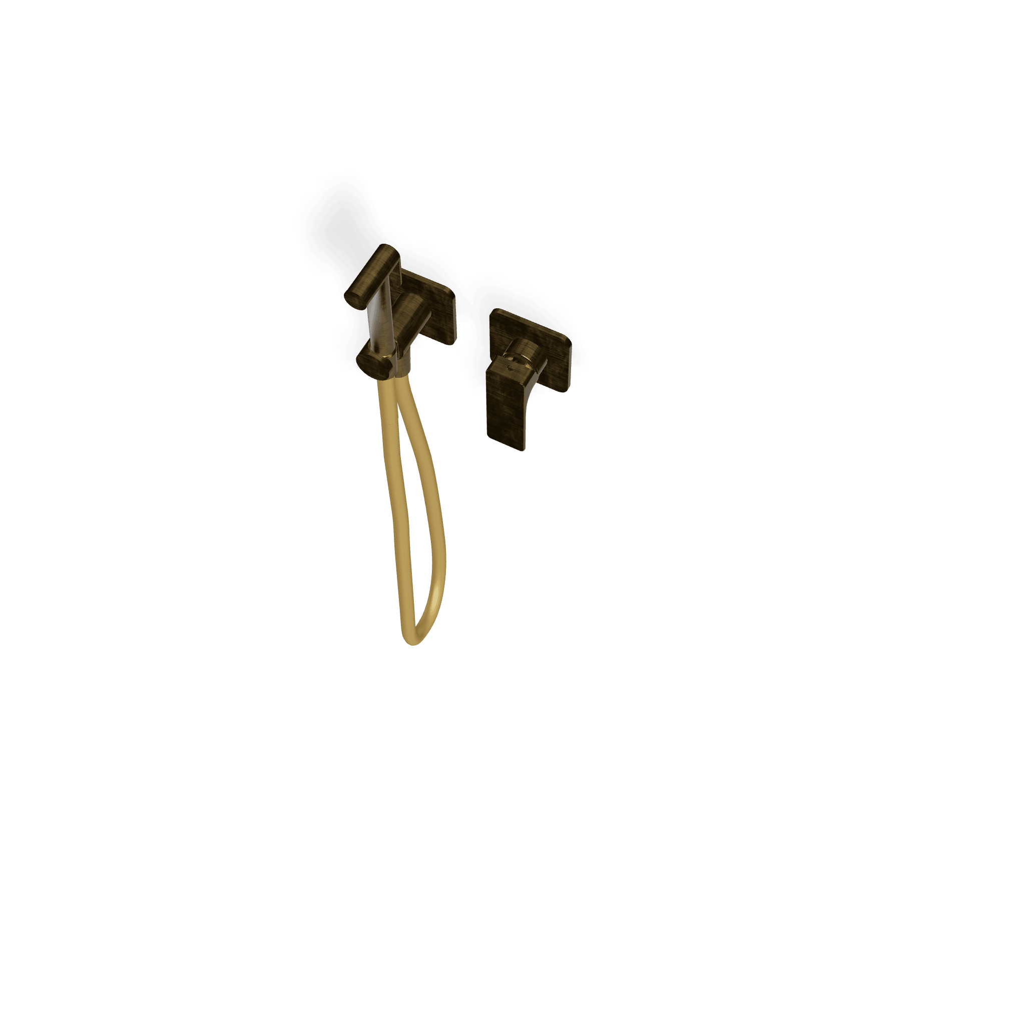 Внешняя часть смесителя с гигиеническим душем Hask