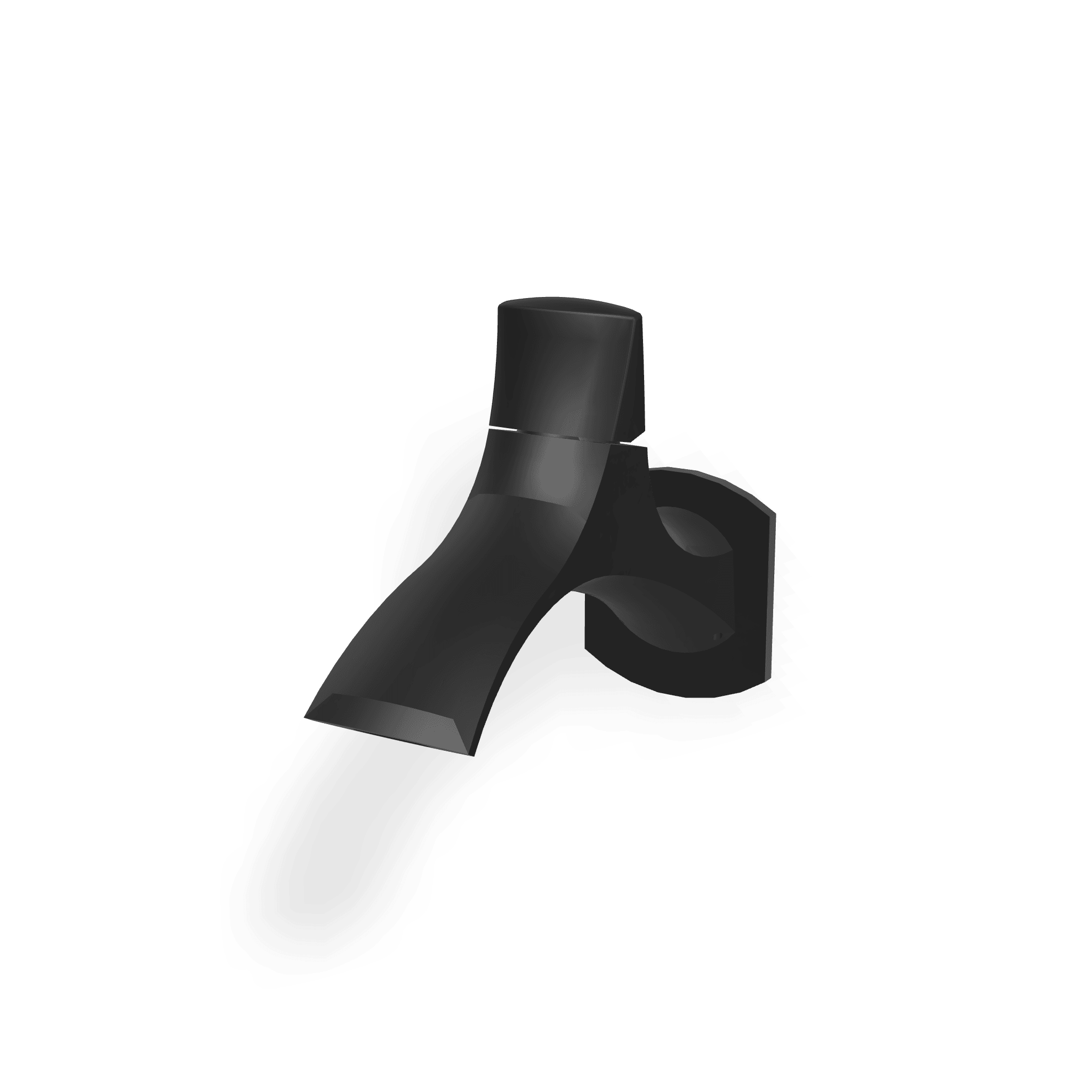 Внешняя часть смесителя для раковины из стены на 3 отверстия 173 мм Hedo