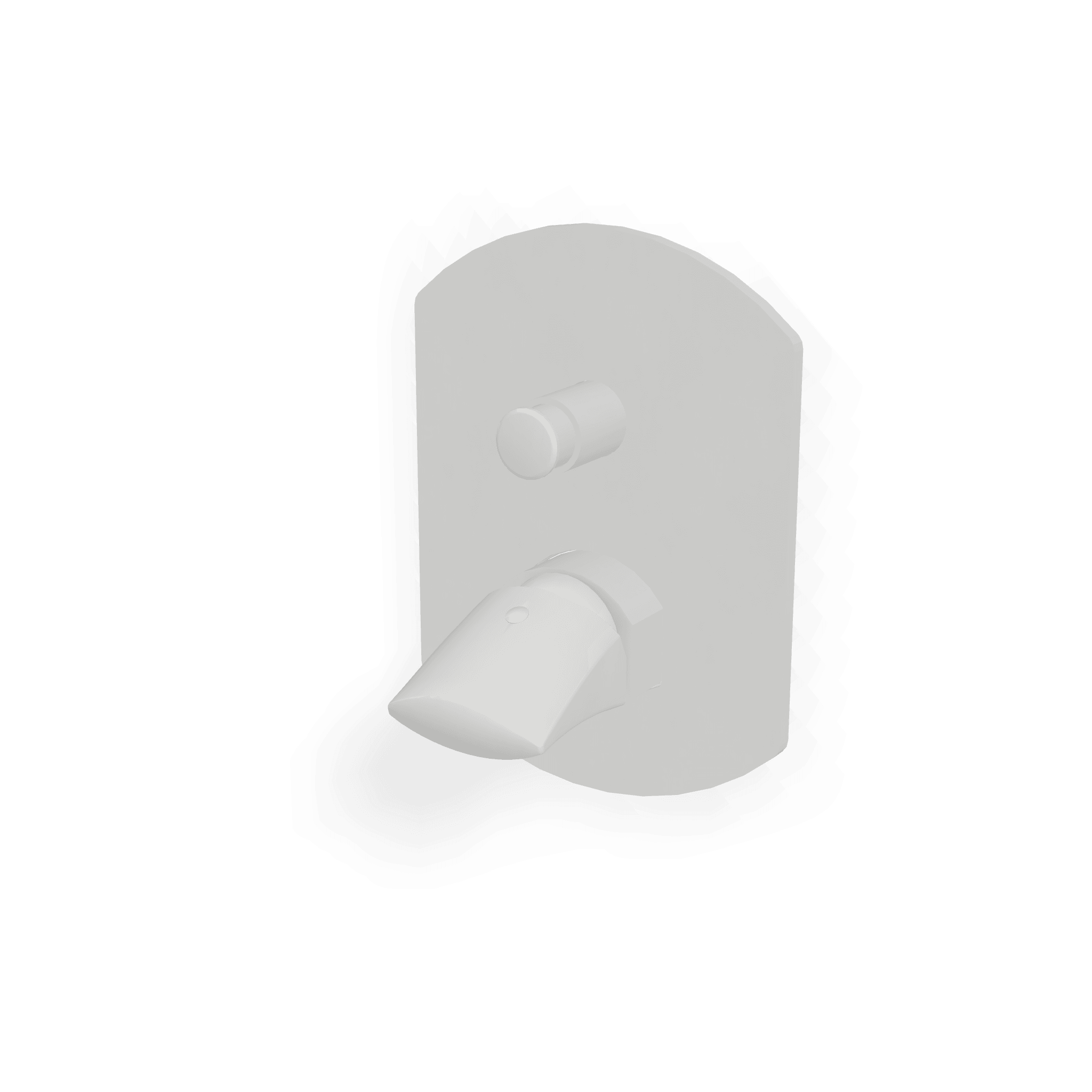 Внешняя часть смесителя для ванны/душа с переключателем Hedo