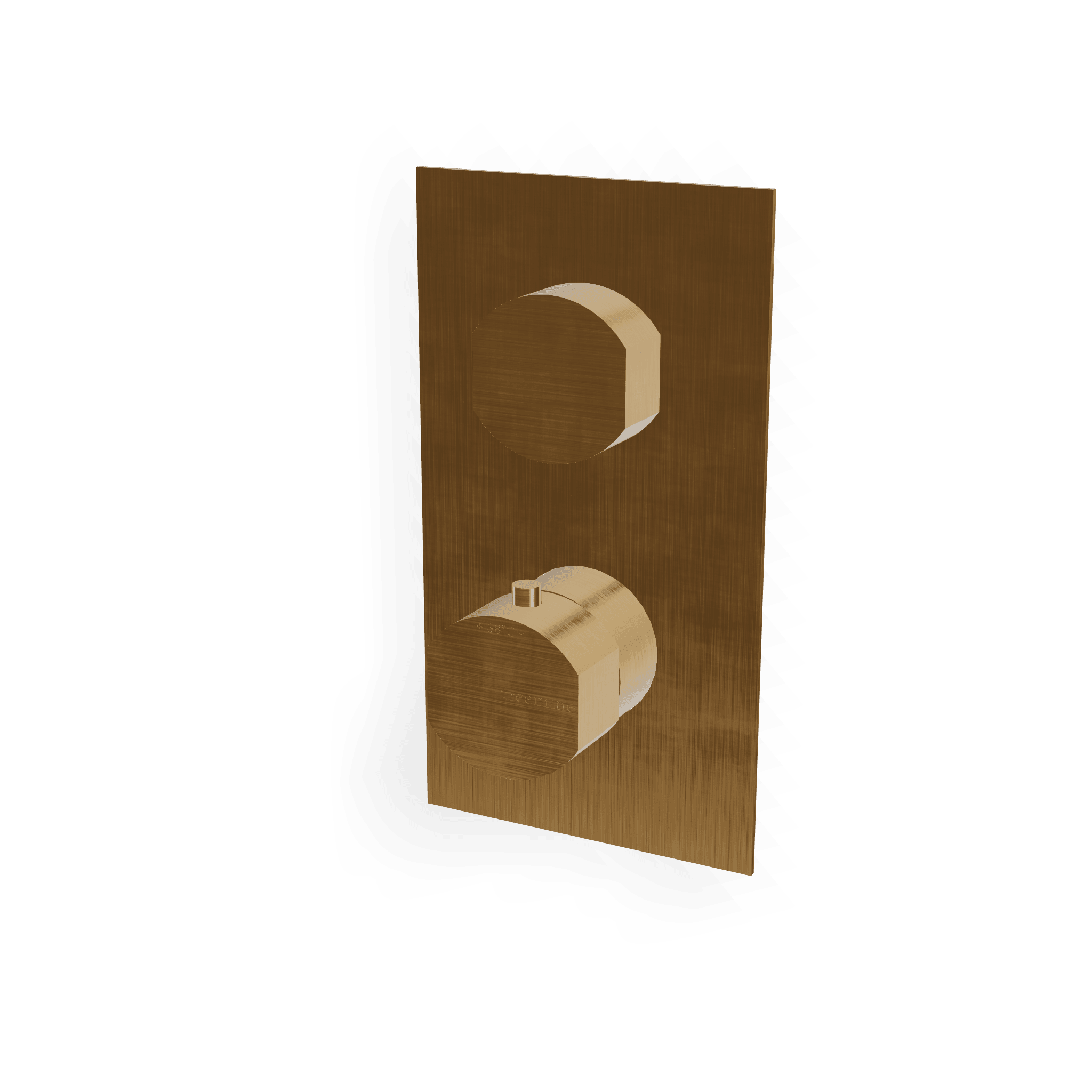 Внешняя часть термостатического смесителя для душа на 1 потребителя Hedo