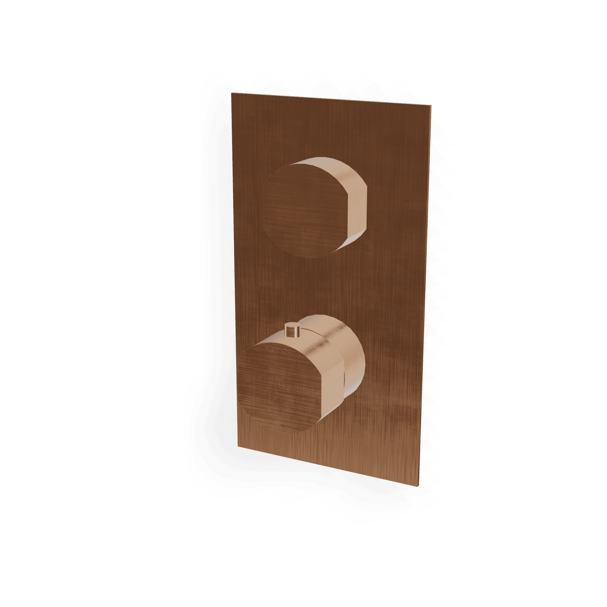 Внешняя часть термостатического смесителя для душа на 1 потребителя Hedo