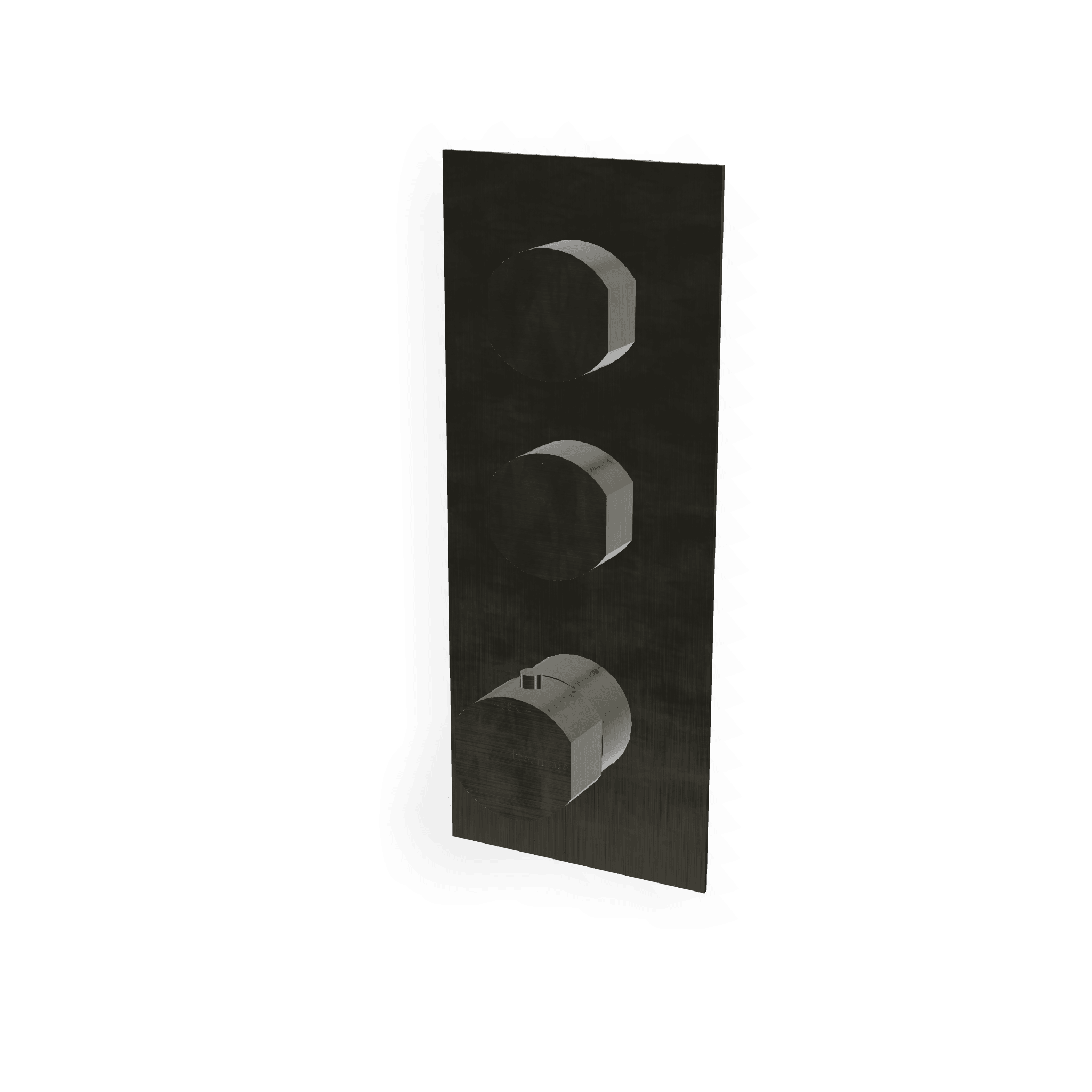 Внешняя часть термостатического смесителя для душа на 2 потребителя Hedo