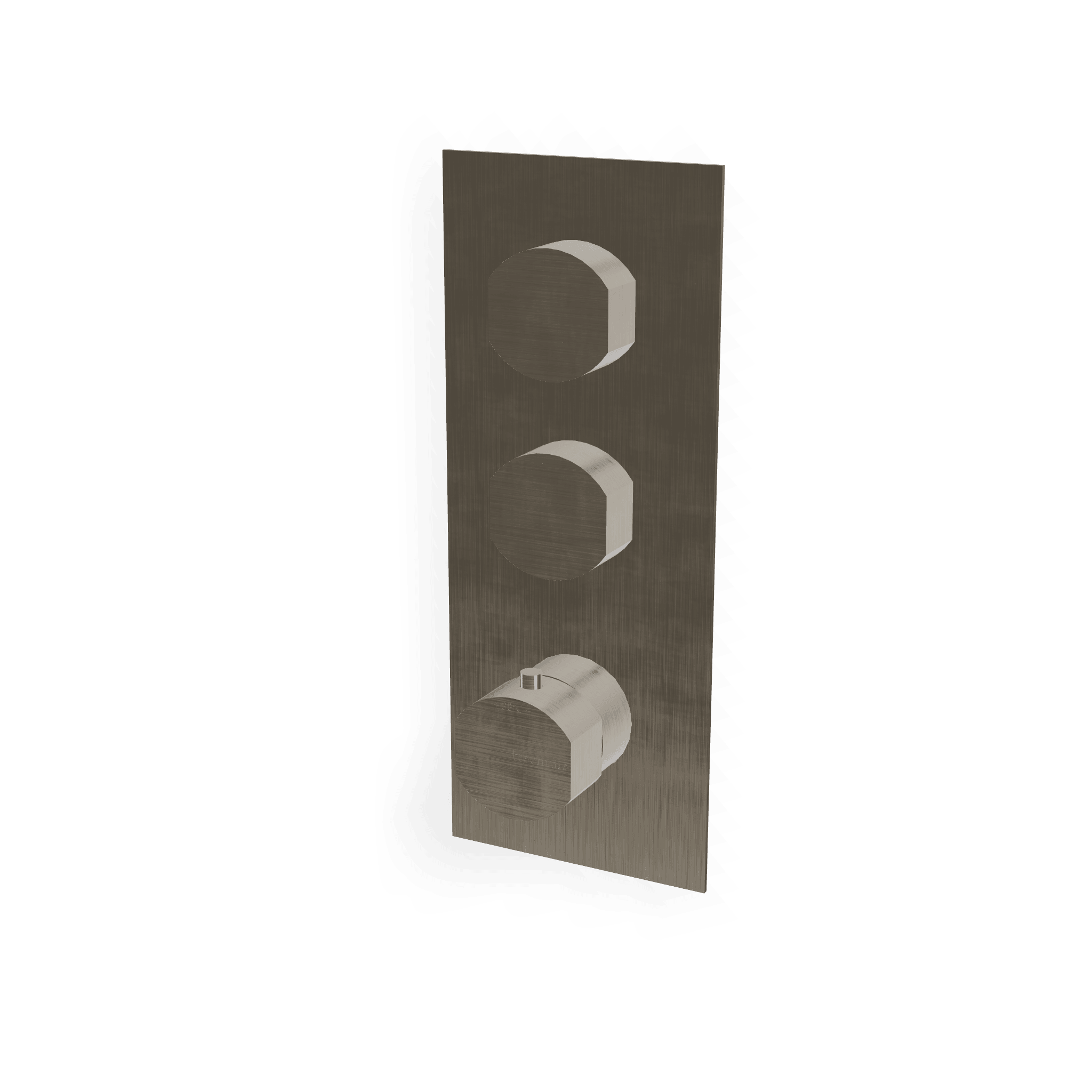 Внешняя часть термостатического смесителя для душа на 2 потребителя Hedo