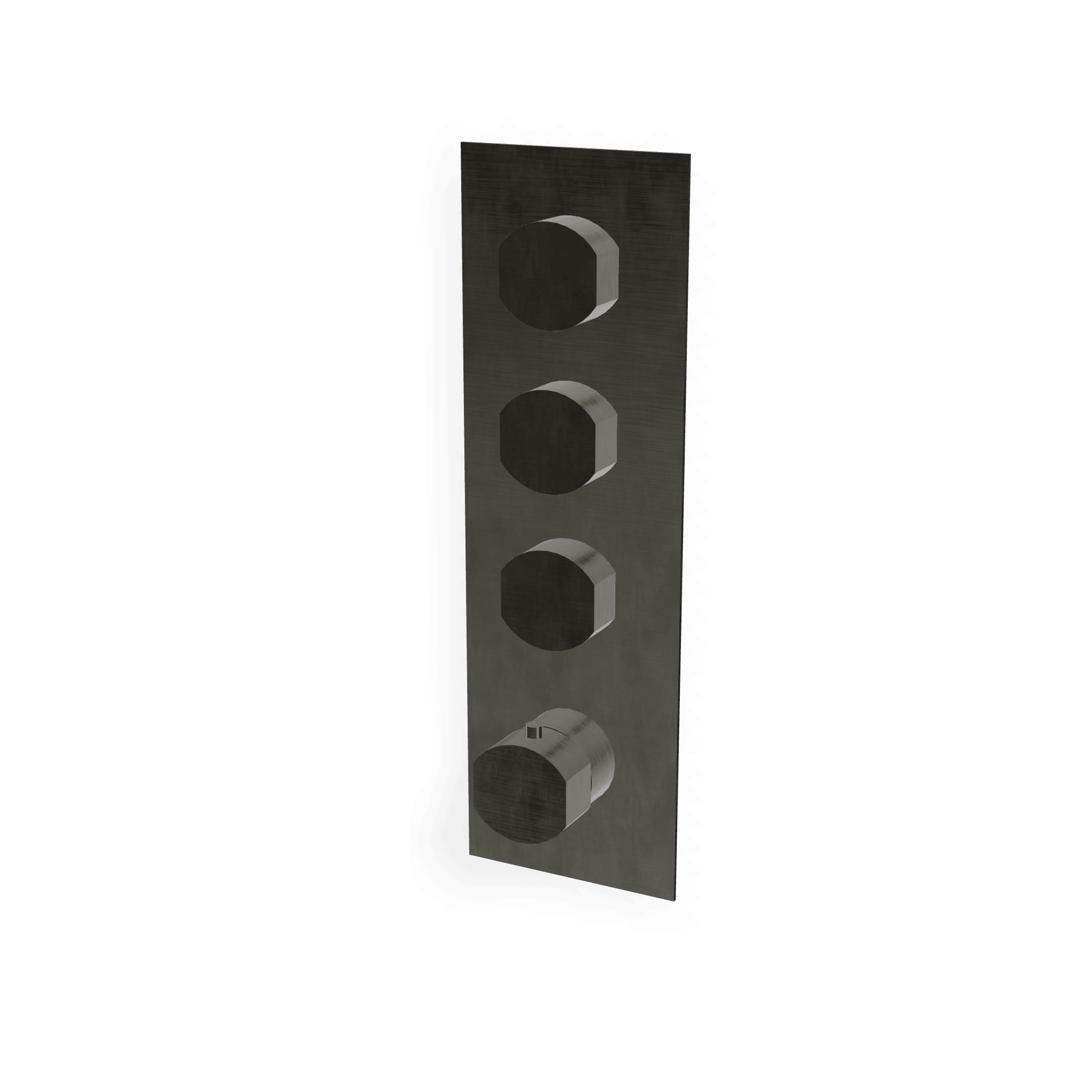 Внешняя часть термостатического смесителя для душа на 3 потребителя Hedo