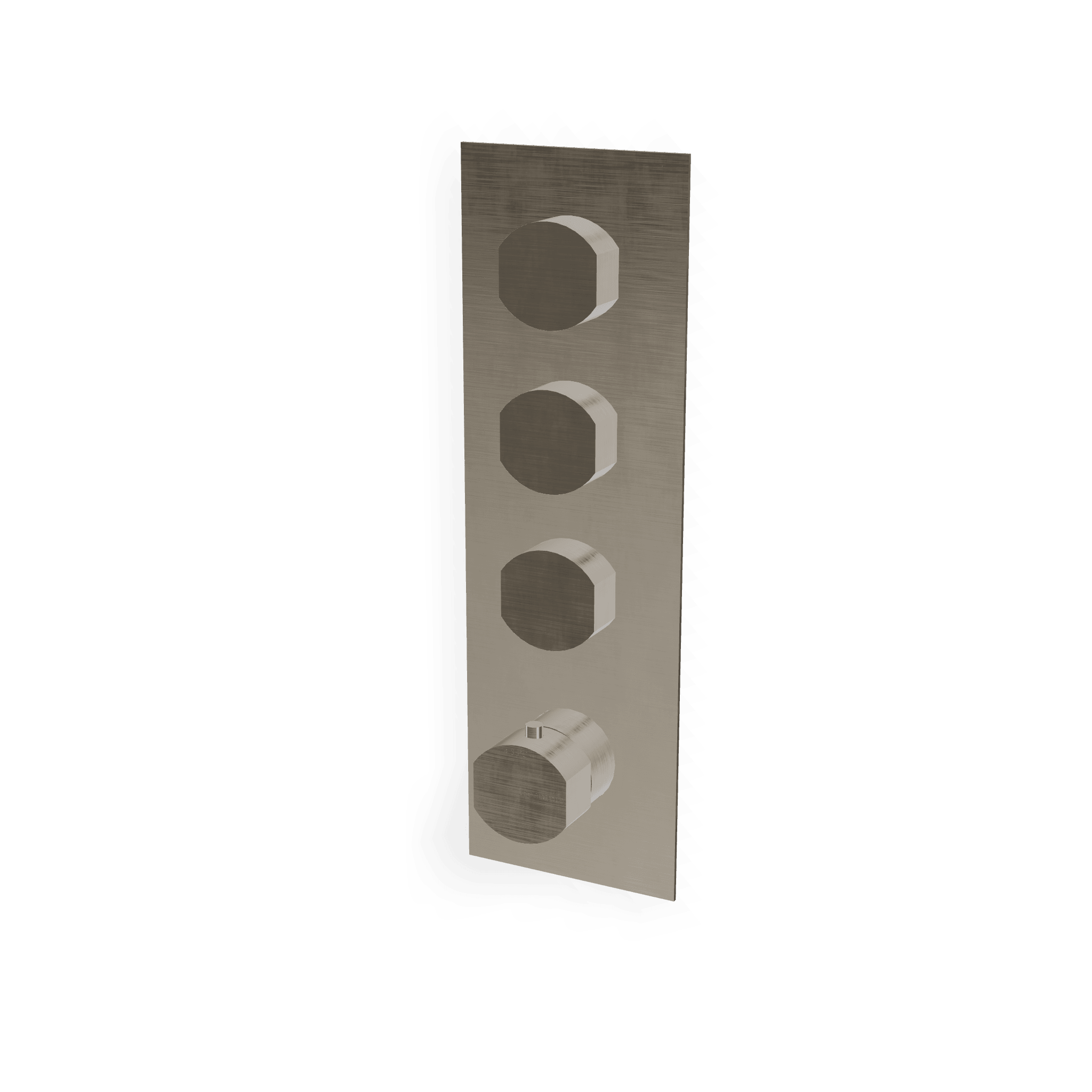 Внешняя часть термостатического смесителя для душа на 3 потребителя Hedo