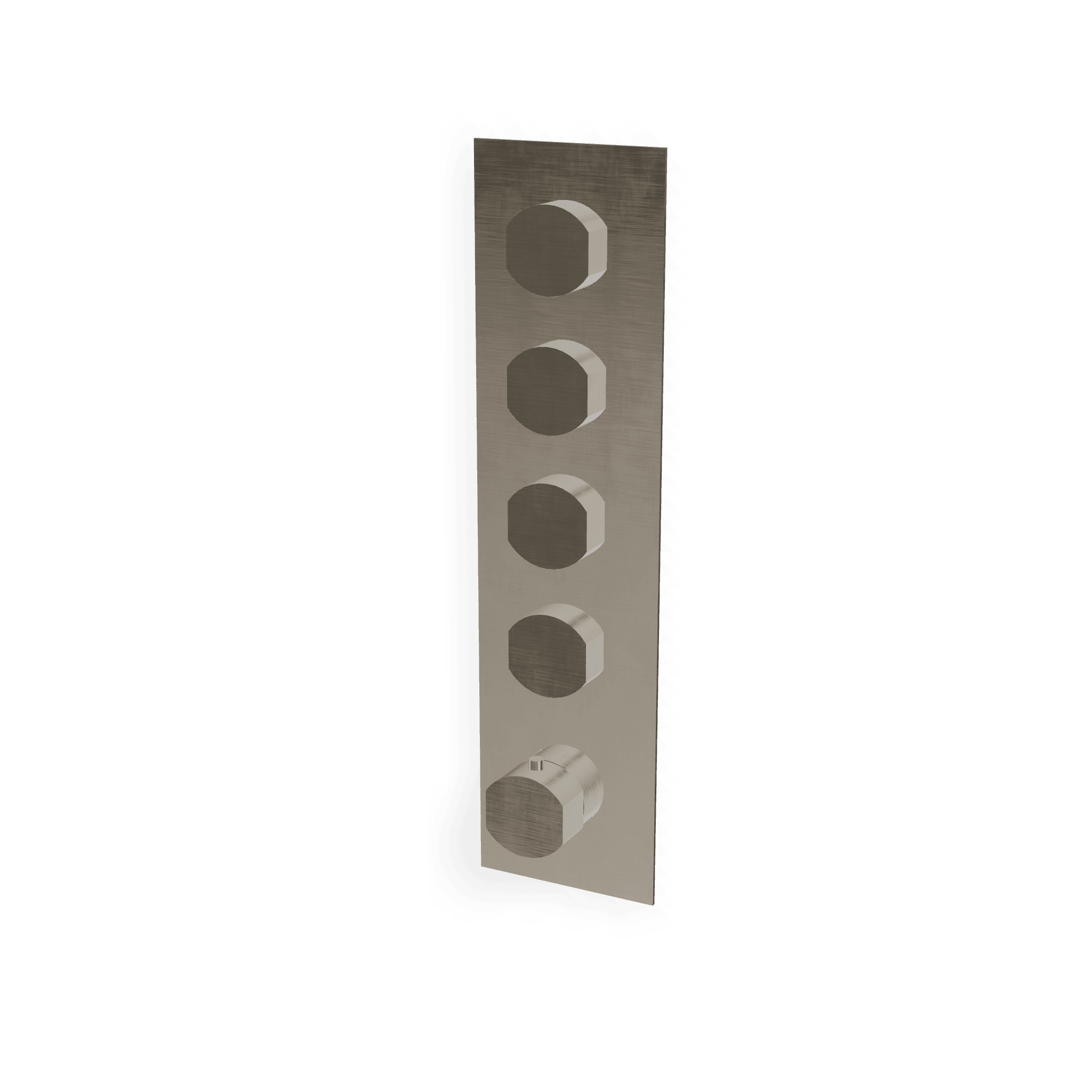 Внешняя часть термостатического смесителя для душа на 4 потребителя Hedo