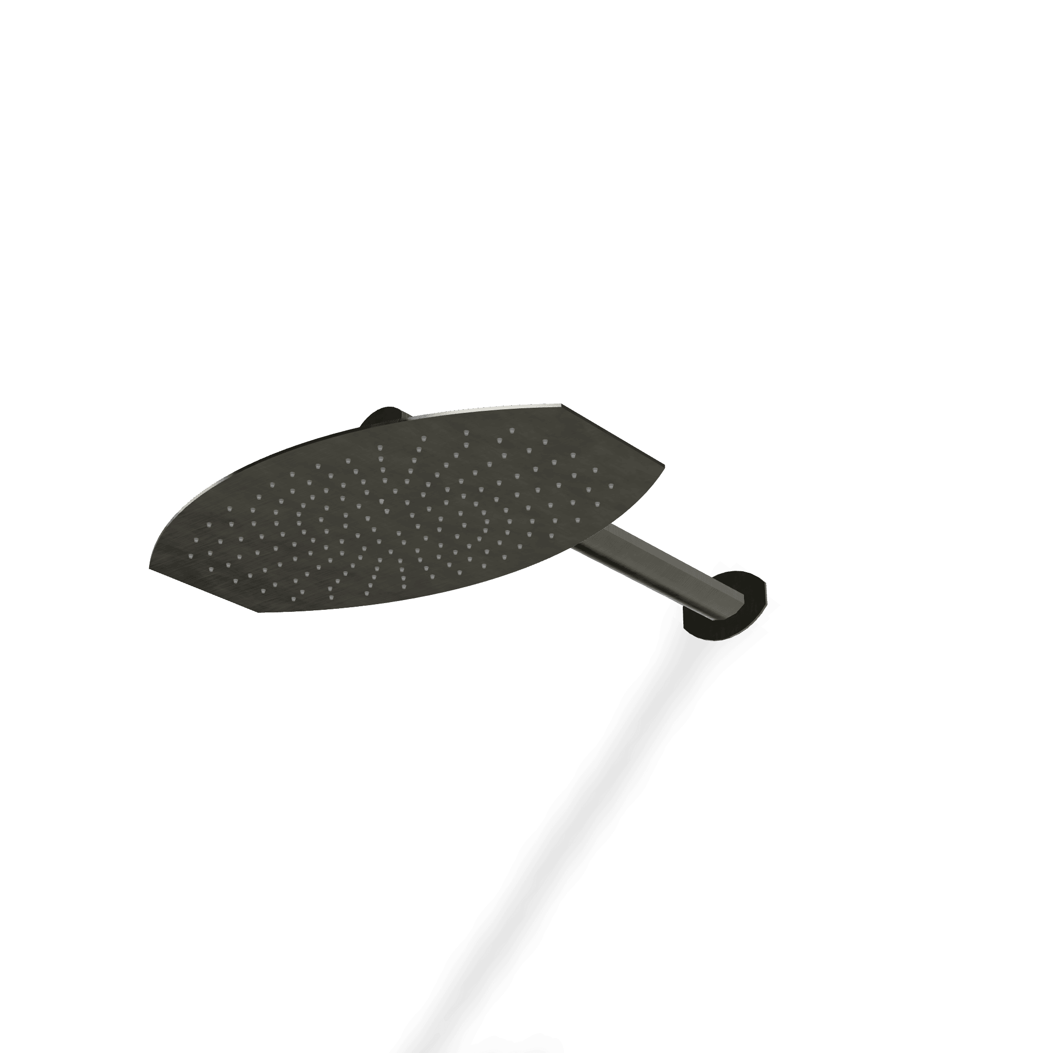 Верхний душ 320х200 мм с кронштейном 340 мм Hedo