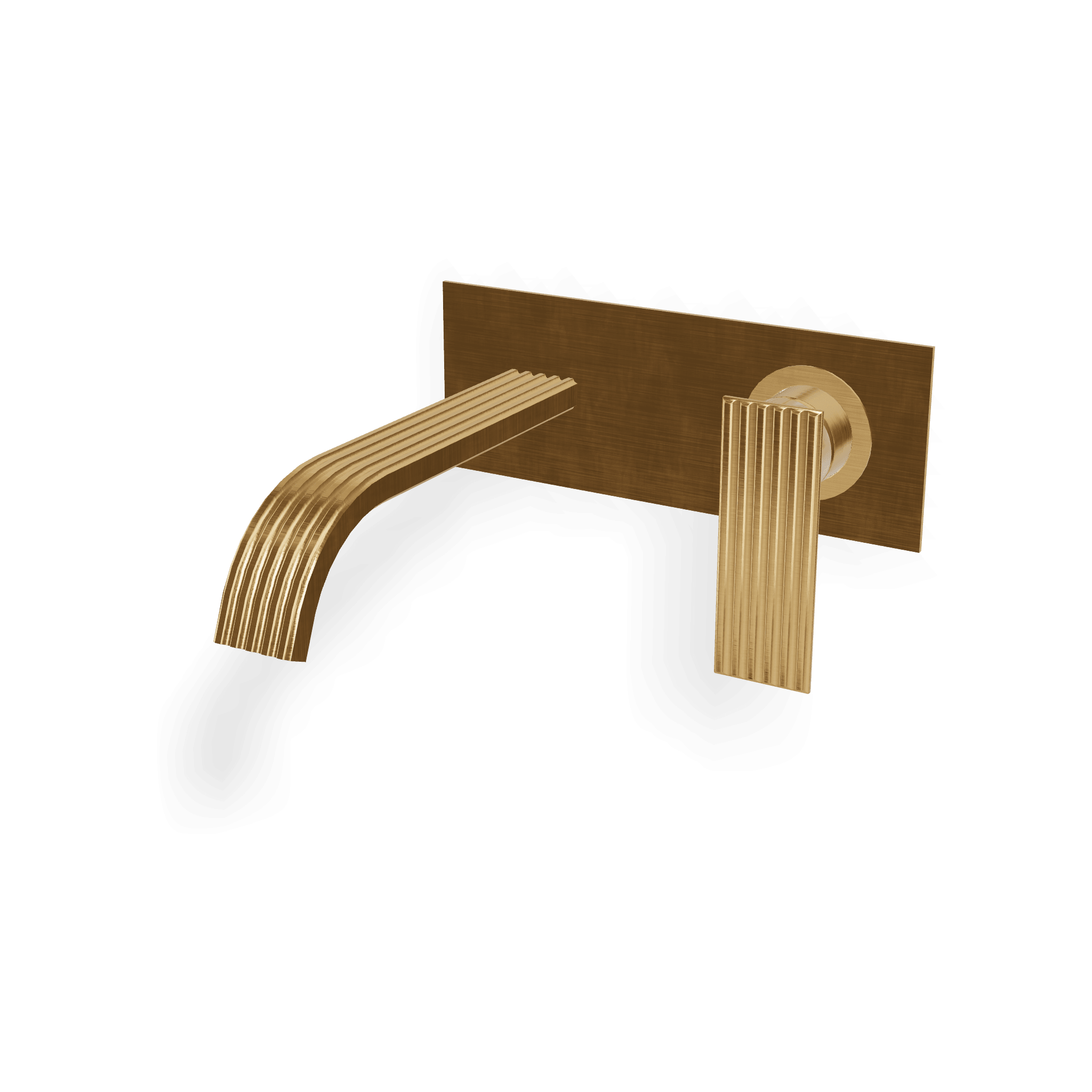 Внешняя часть смесителя для раковины из стены 182 мм Ios