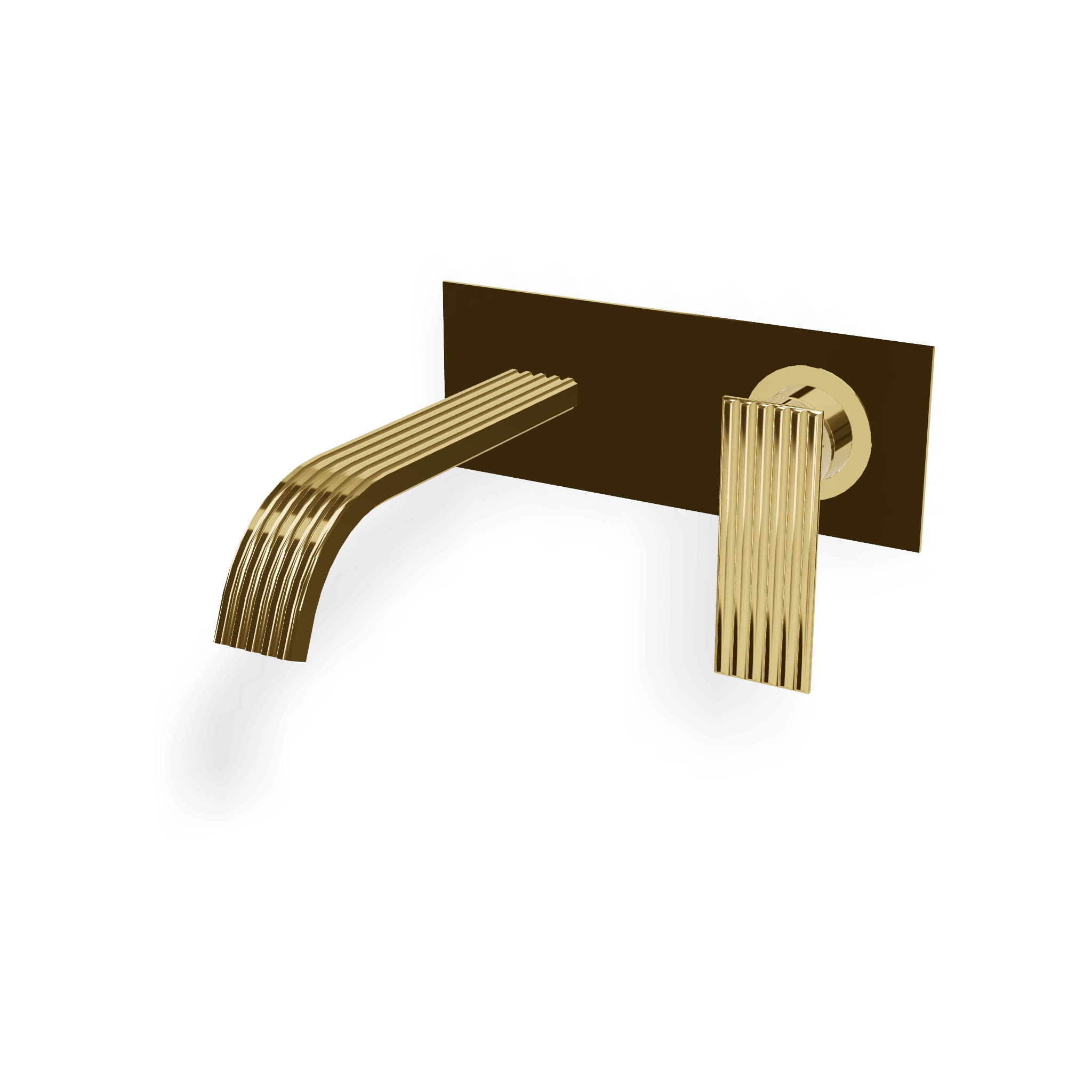 Внешняя часть смесителя для раковины из стены 182 мм Ios