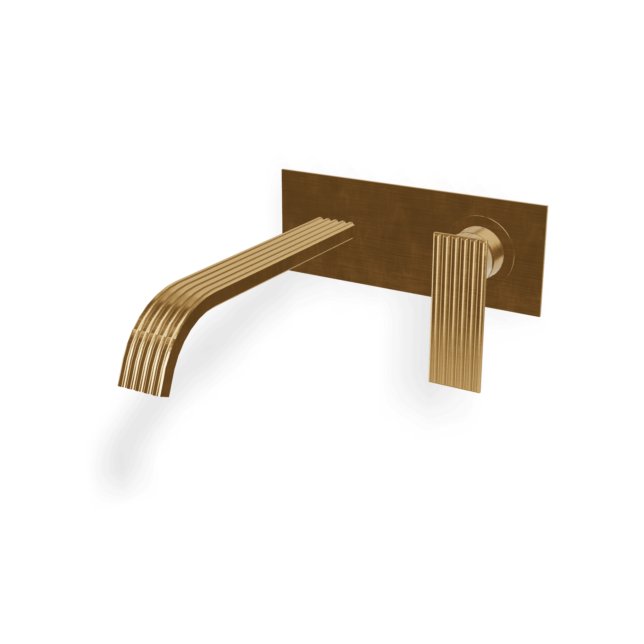 Внешняя часть смесителя для раковины из стены 222 мм Ios