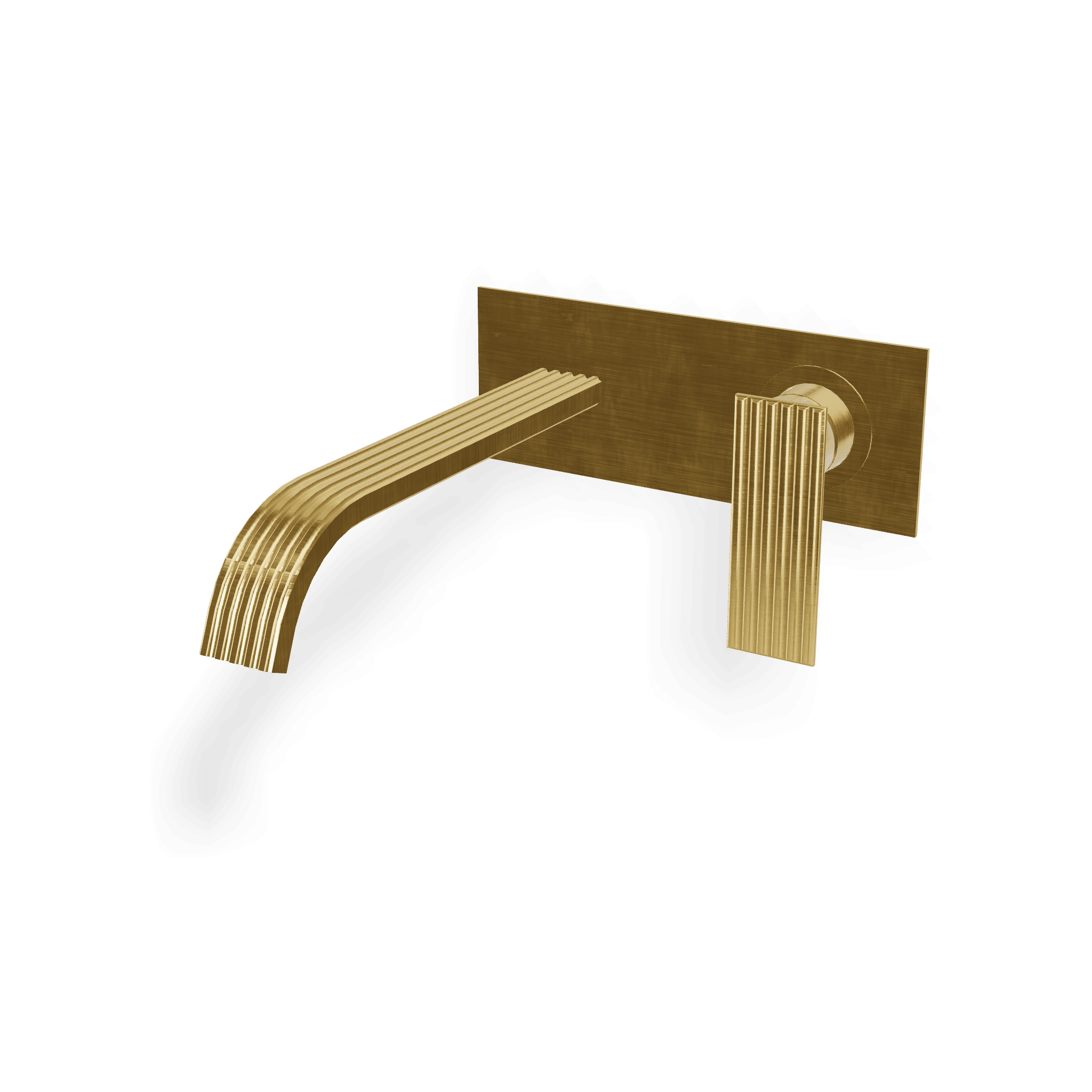 Внешняя часть смесителя для раковины из стены 222 мм Ios