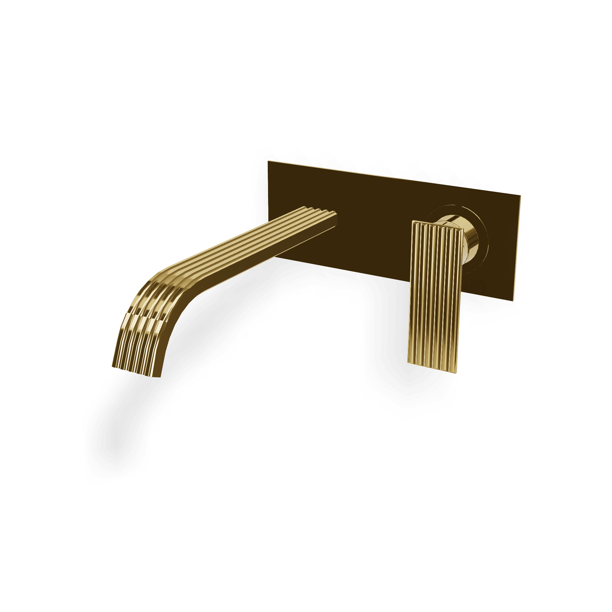 Внешняя часть смесителя для раковины из стены 222 мм Ios