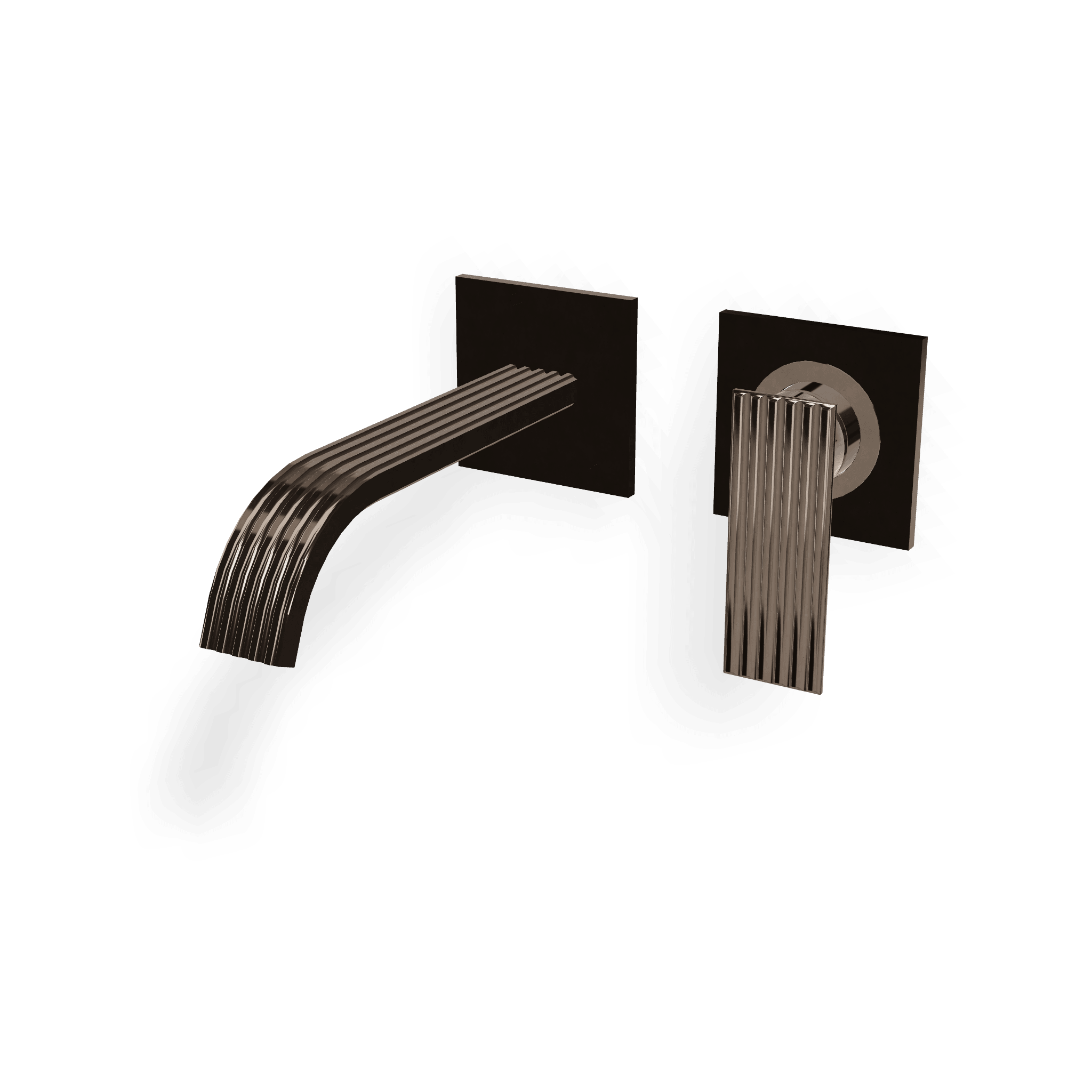 Внешняя часть смесителя для раковины из стены 185 мм Ios