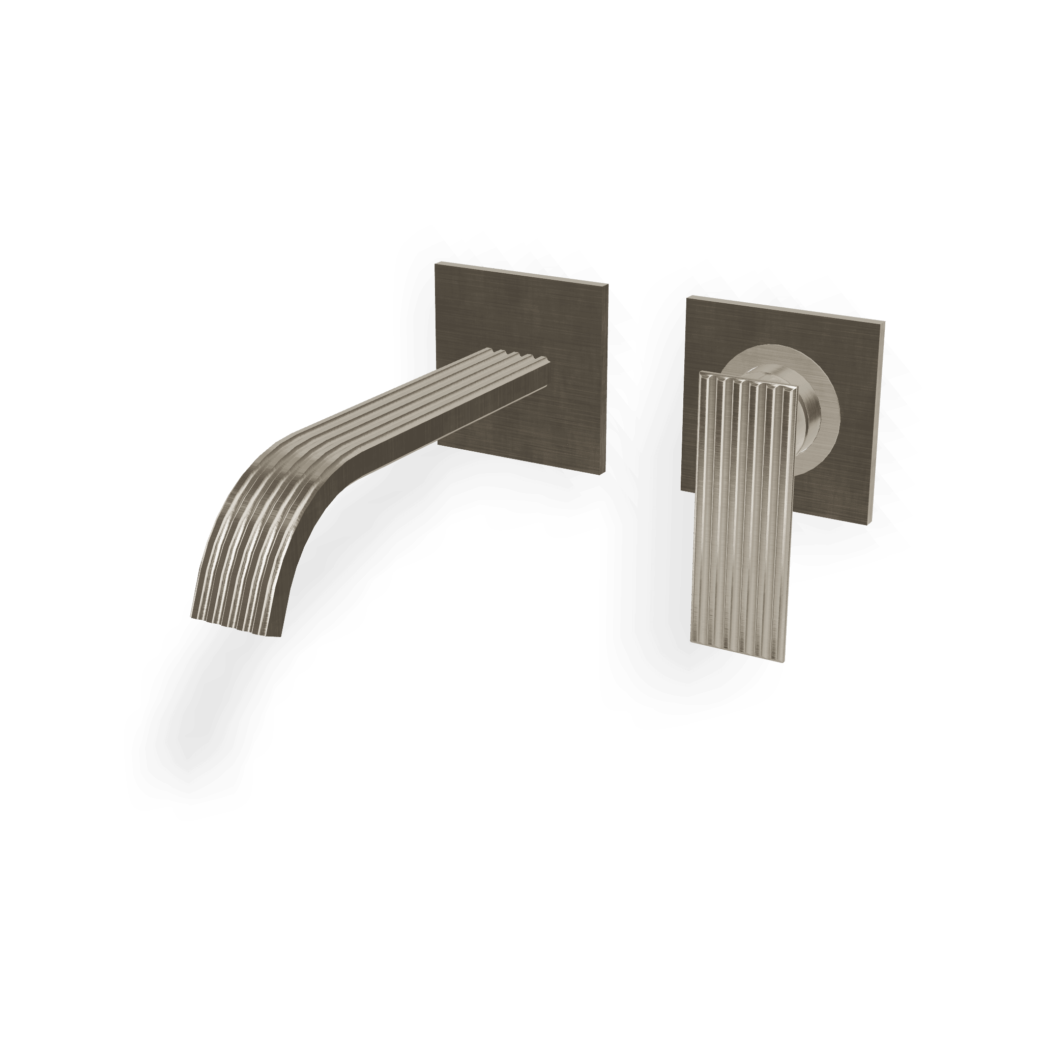 Внешняя часть смесителя для раковины из стены 185 мм Ios