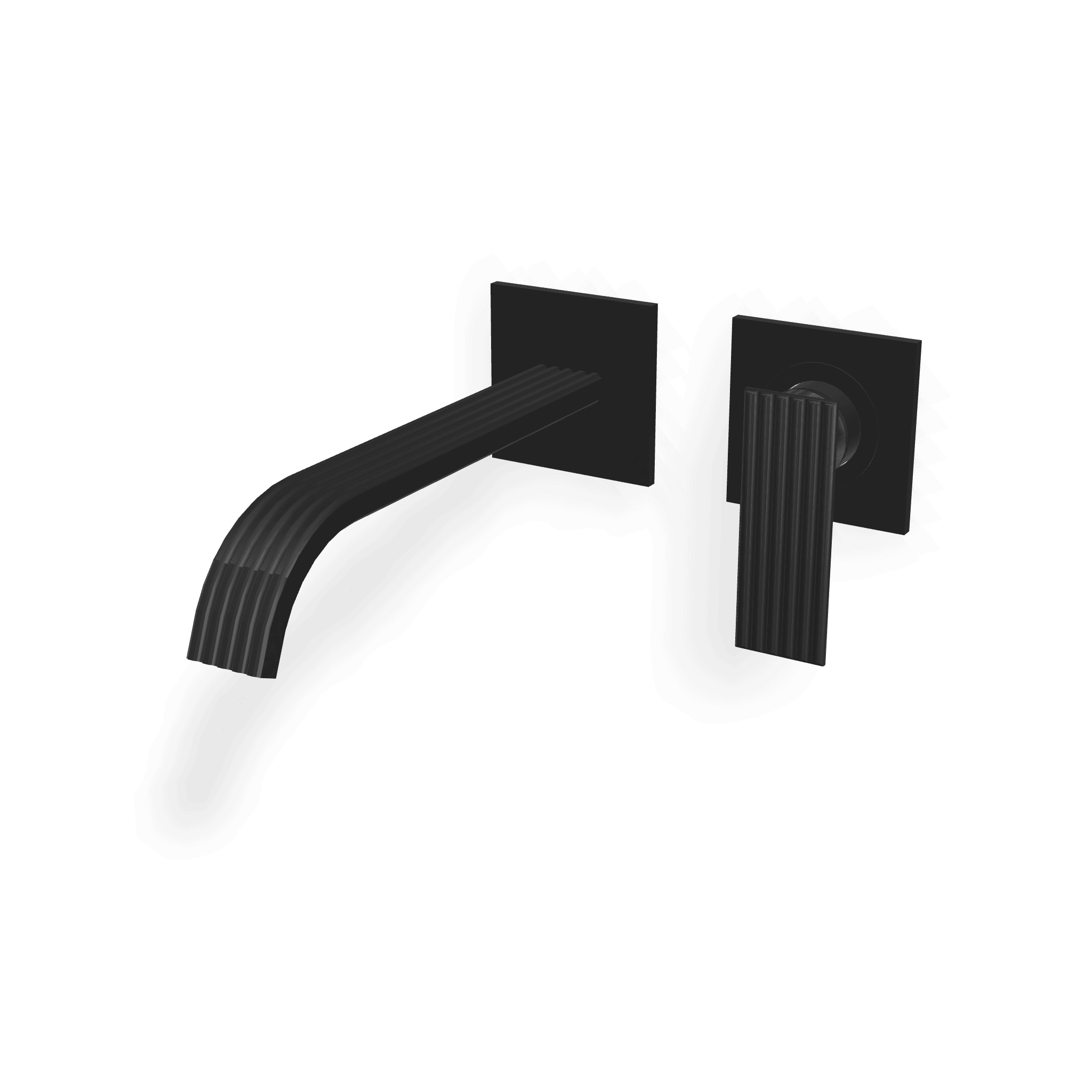 Внешняя часть смесителя для раковины из стены 225 мм Ios