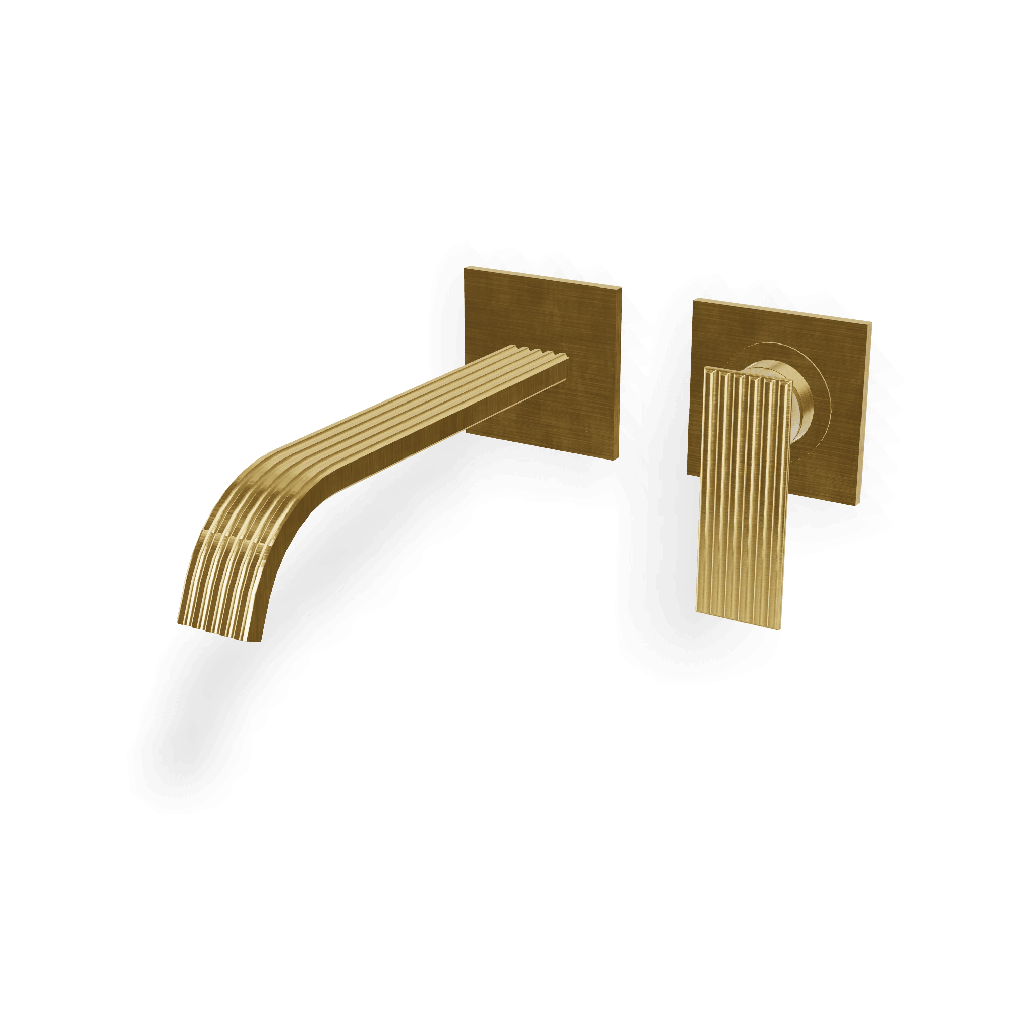 Внешняя часть смесителя для раковины из стены 225 мм Ios