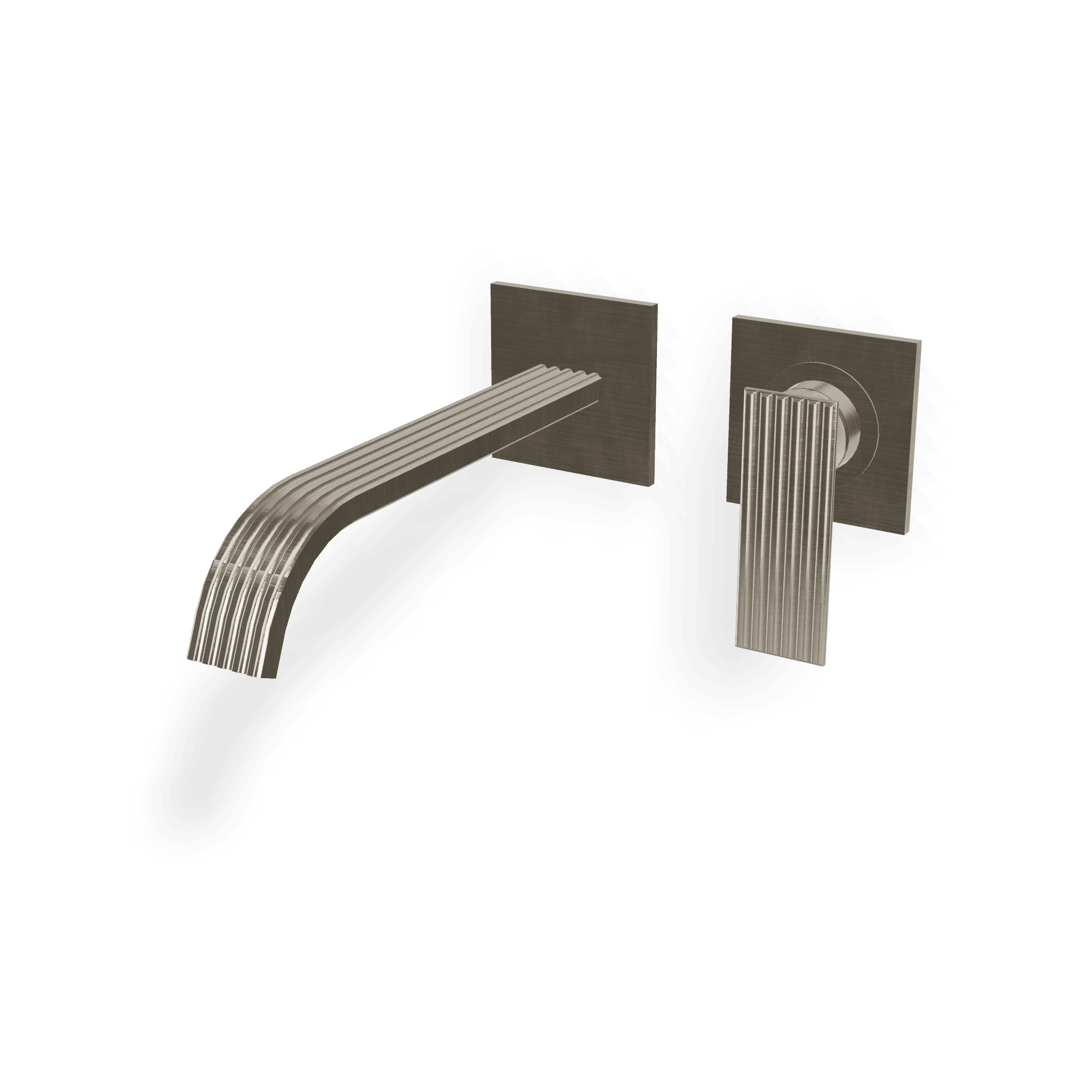 Внешняя часть смесителя для раковины из стены 225 мм Ios