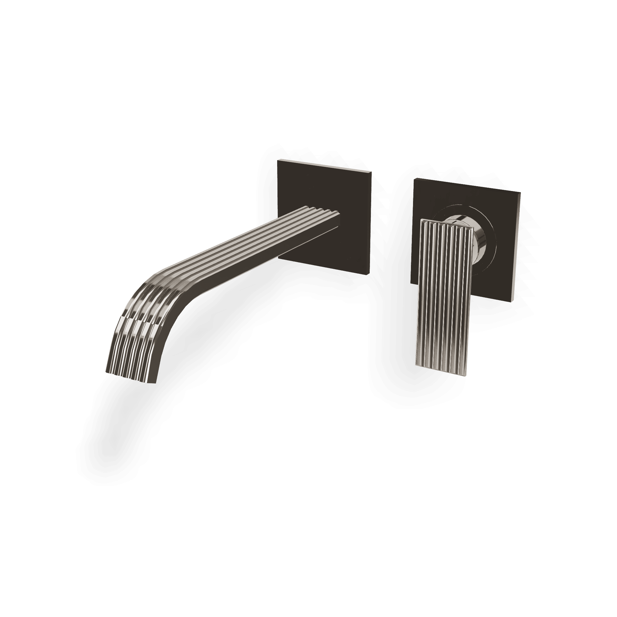 Внешняя часть смесителя для раковины из стены 225 мм Ios