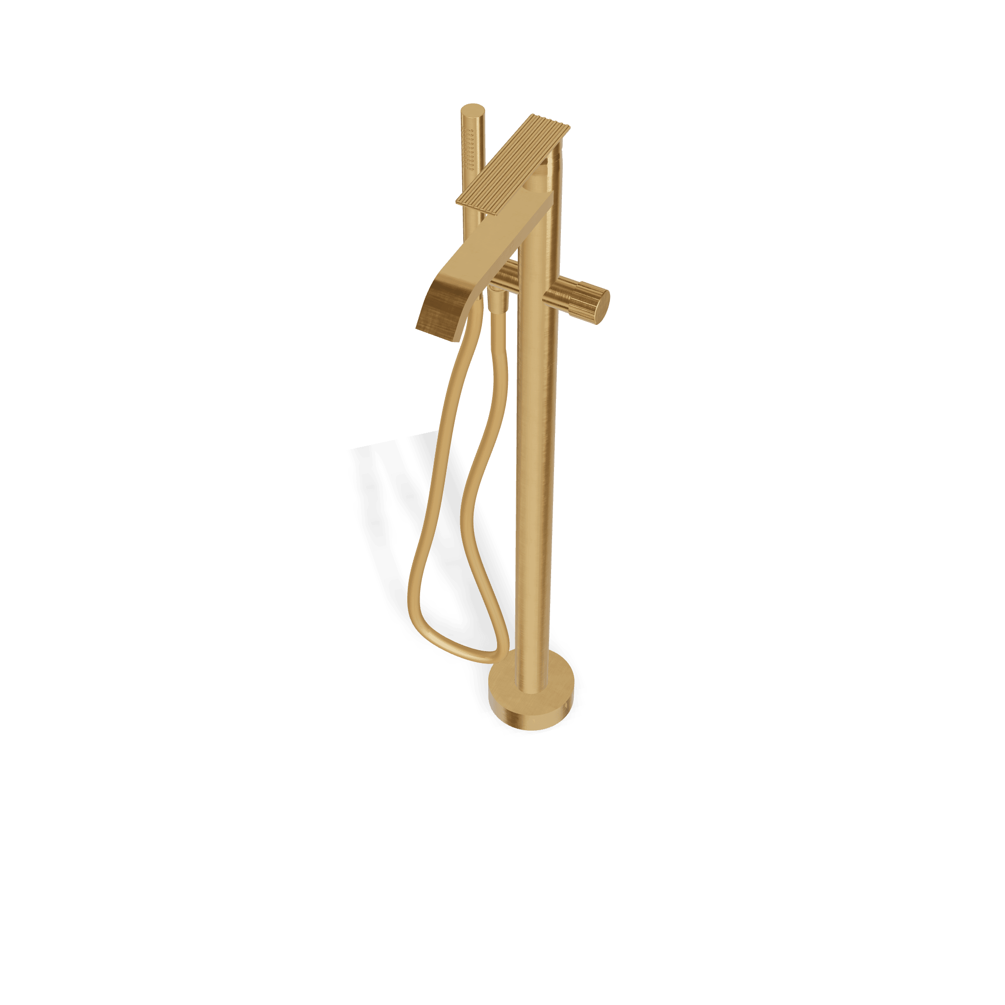 Внешняя часть напольного смесителя для ванны Ios