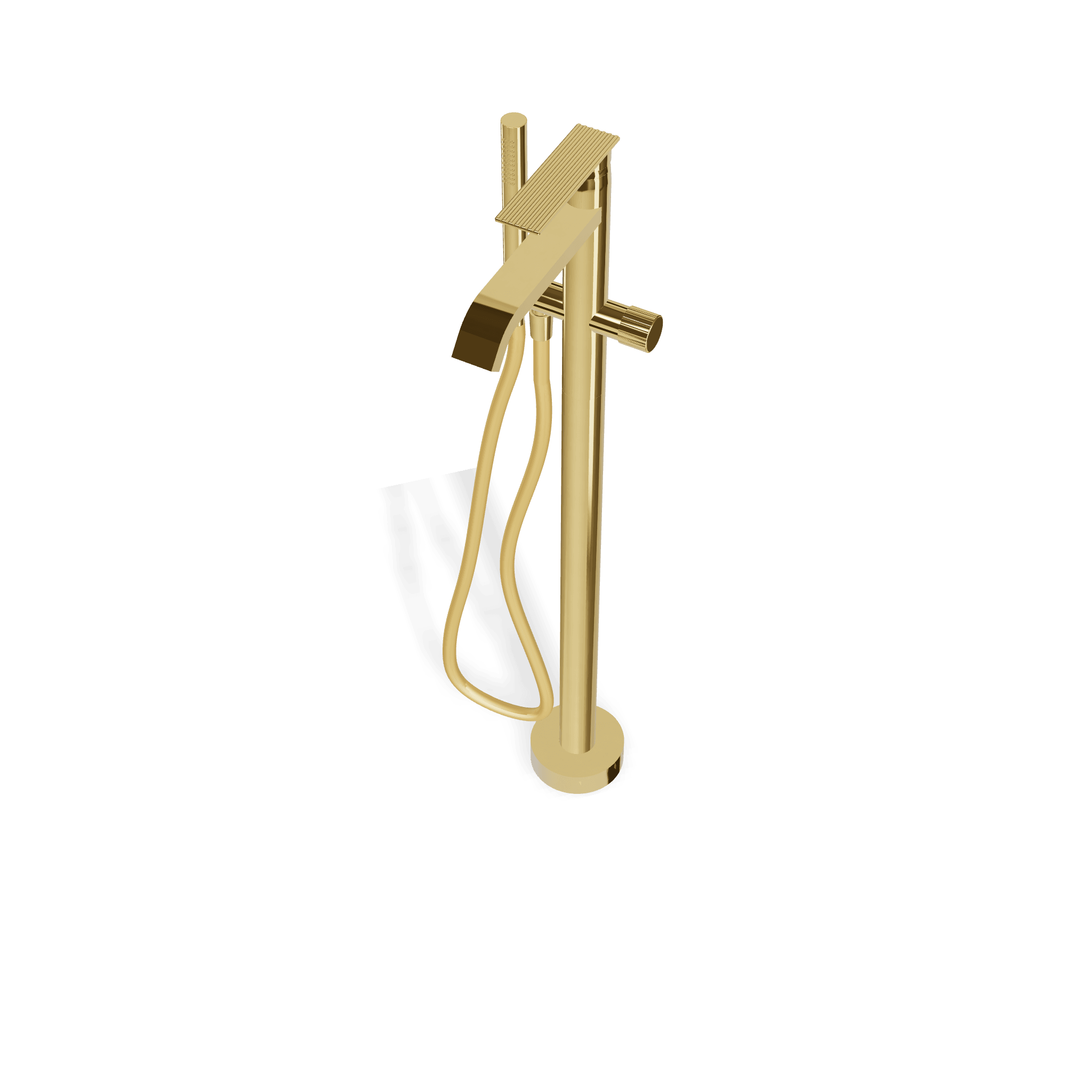 Внешняя часть напольного смесителя для ванны Ios