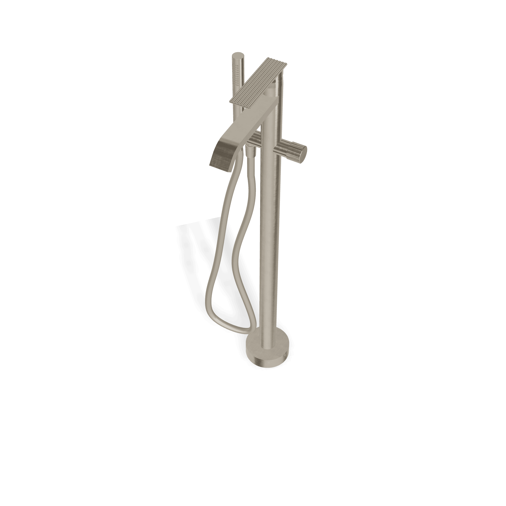 Внешняя часть напольного смесителя для ванны Ios