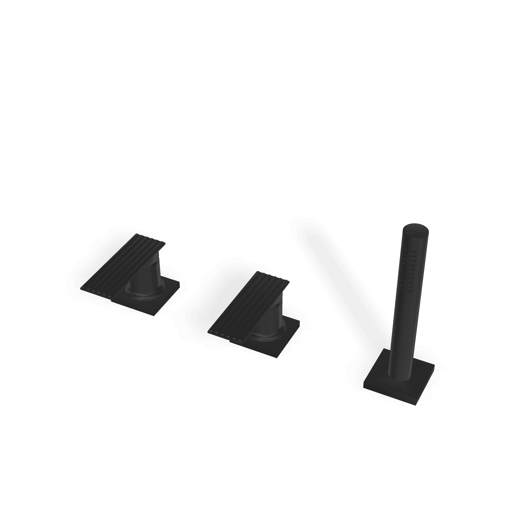 Смеситель на борт ванны без излива Ios