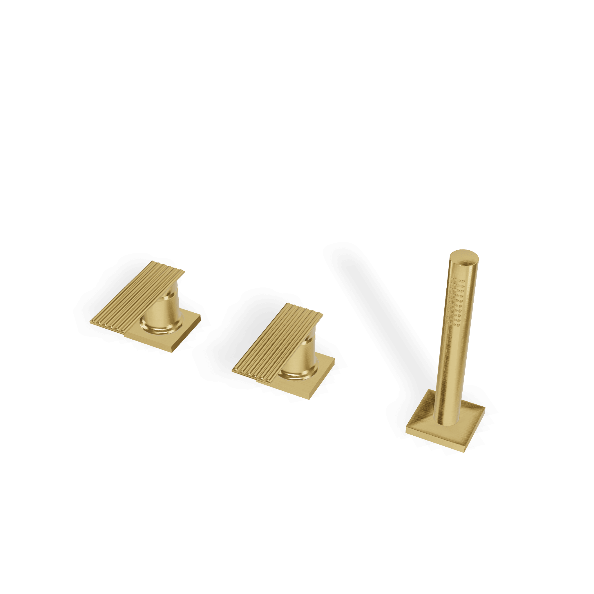 Смеситель на борт ванны без излива Ios