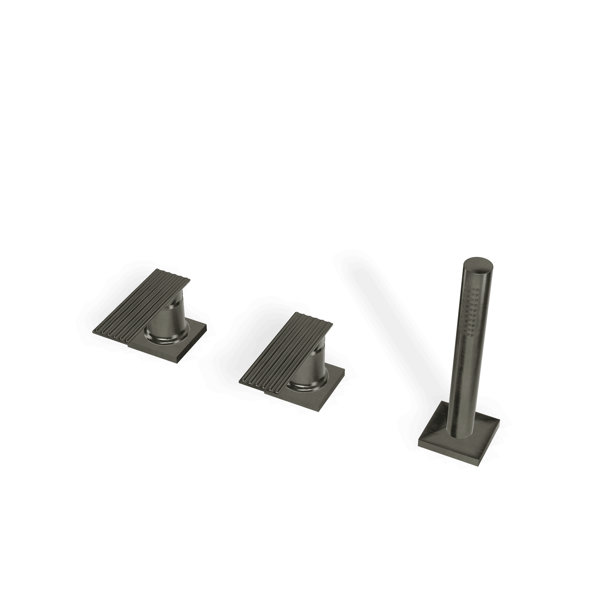 Смеситель на борт ванны без излива Ios