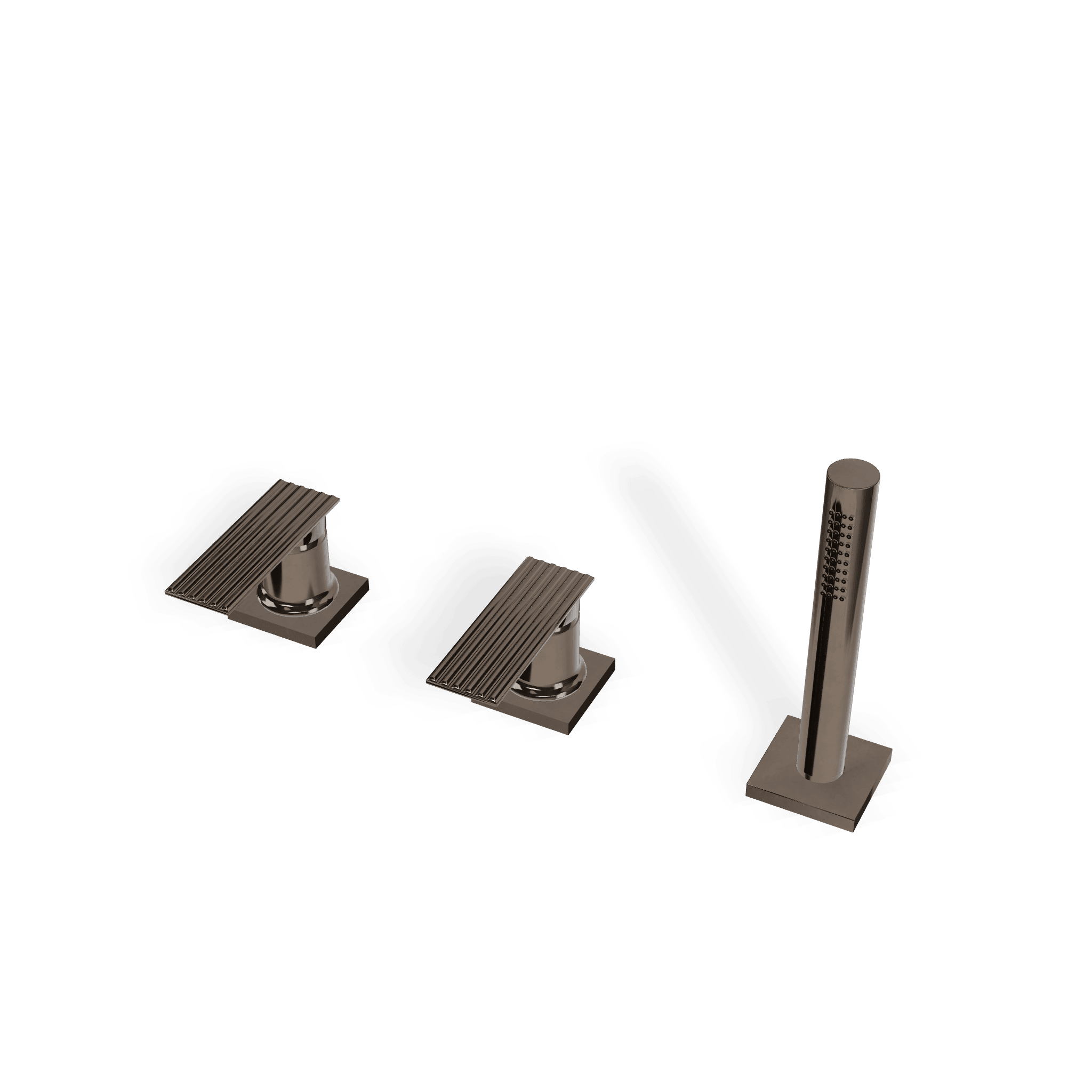 Смеситель на борт ванны без излива Ios