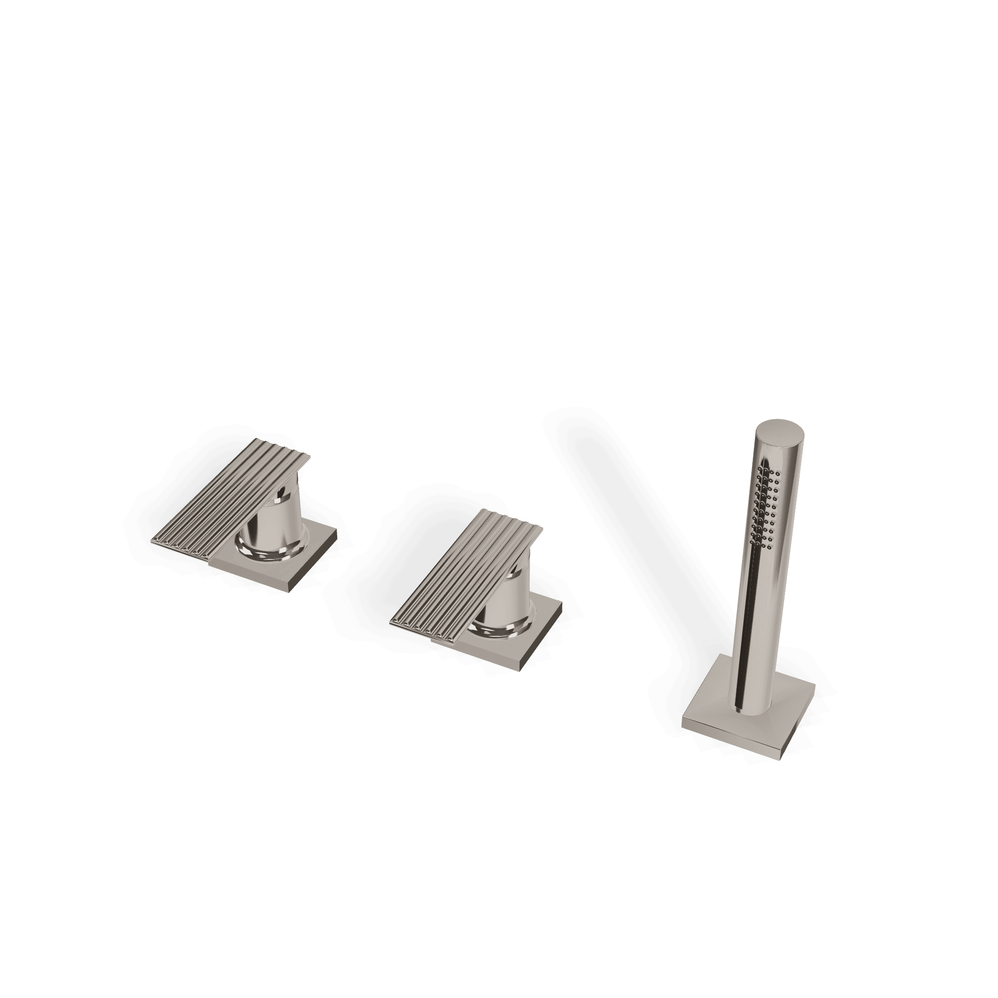 Смеситель на борт ванны без излива Ios