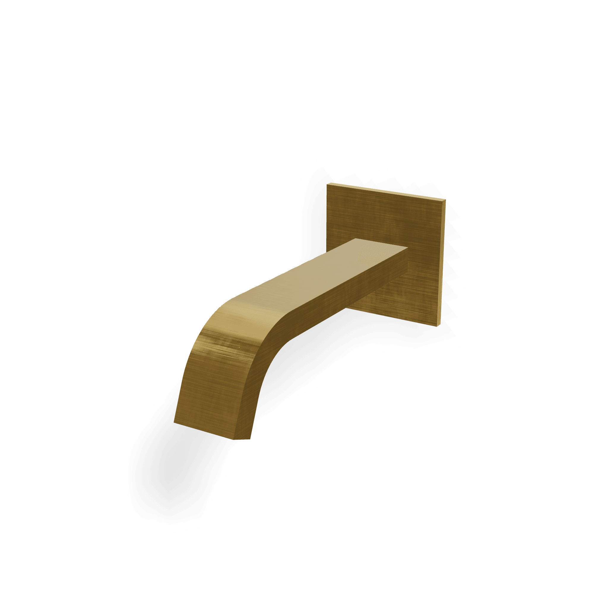 Излив для ванны настенный 175 мм Ios