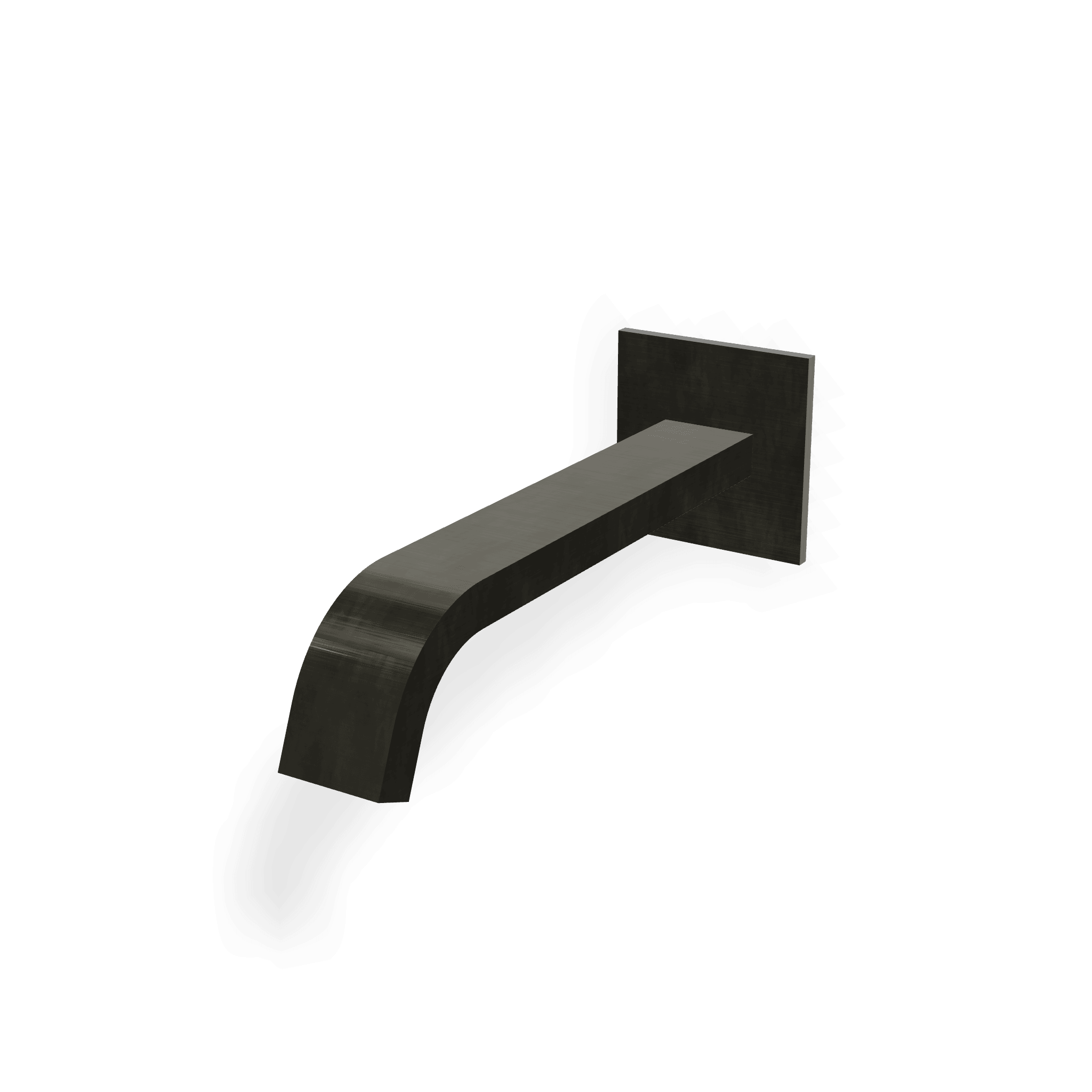 Излив для ванны настенный 220 мм Ios