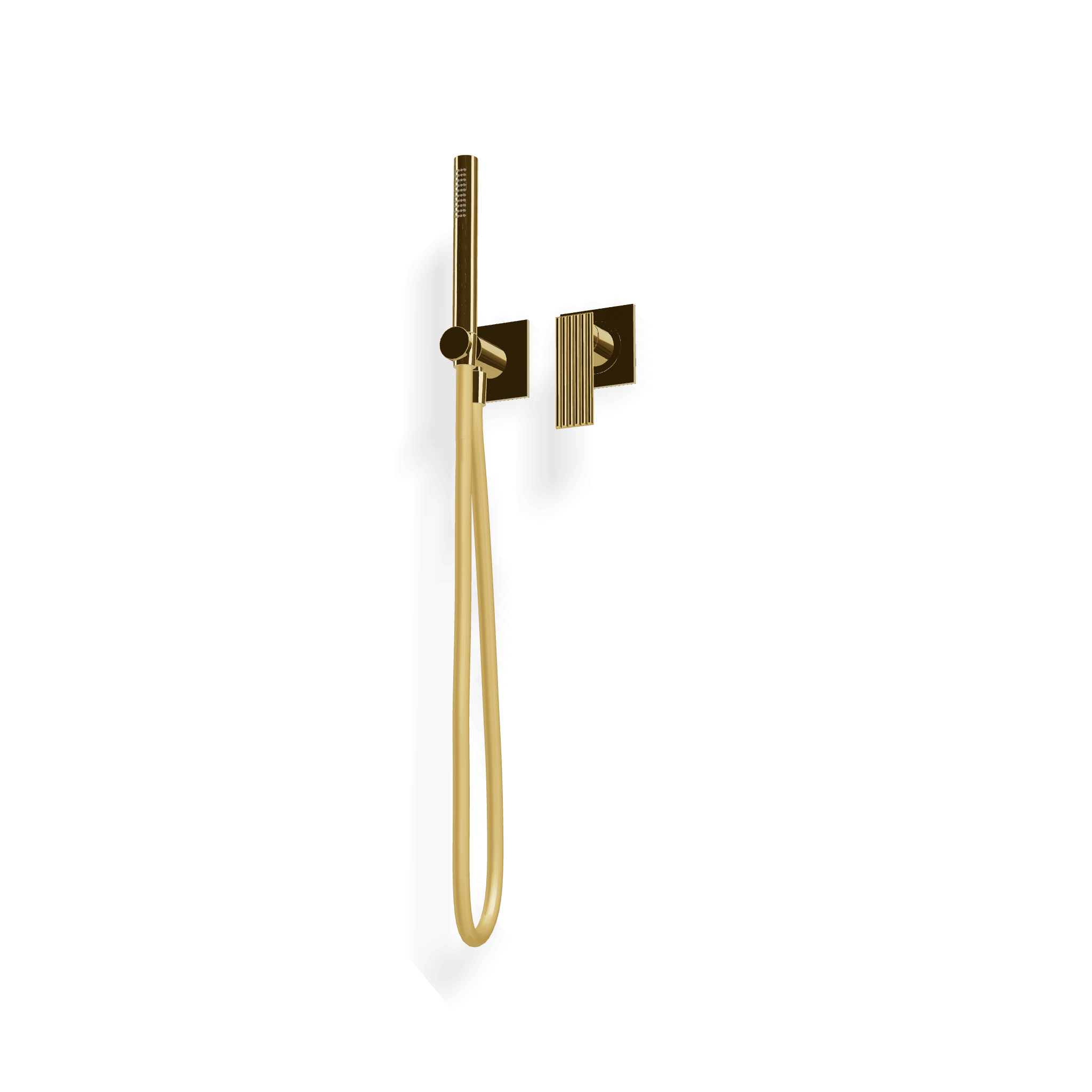 Внешняя часть смесителя с душевым комплектом Ios