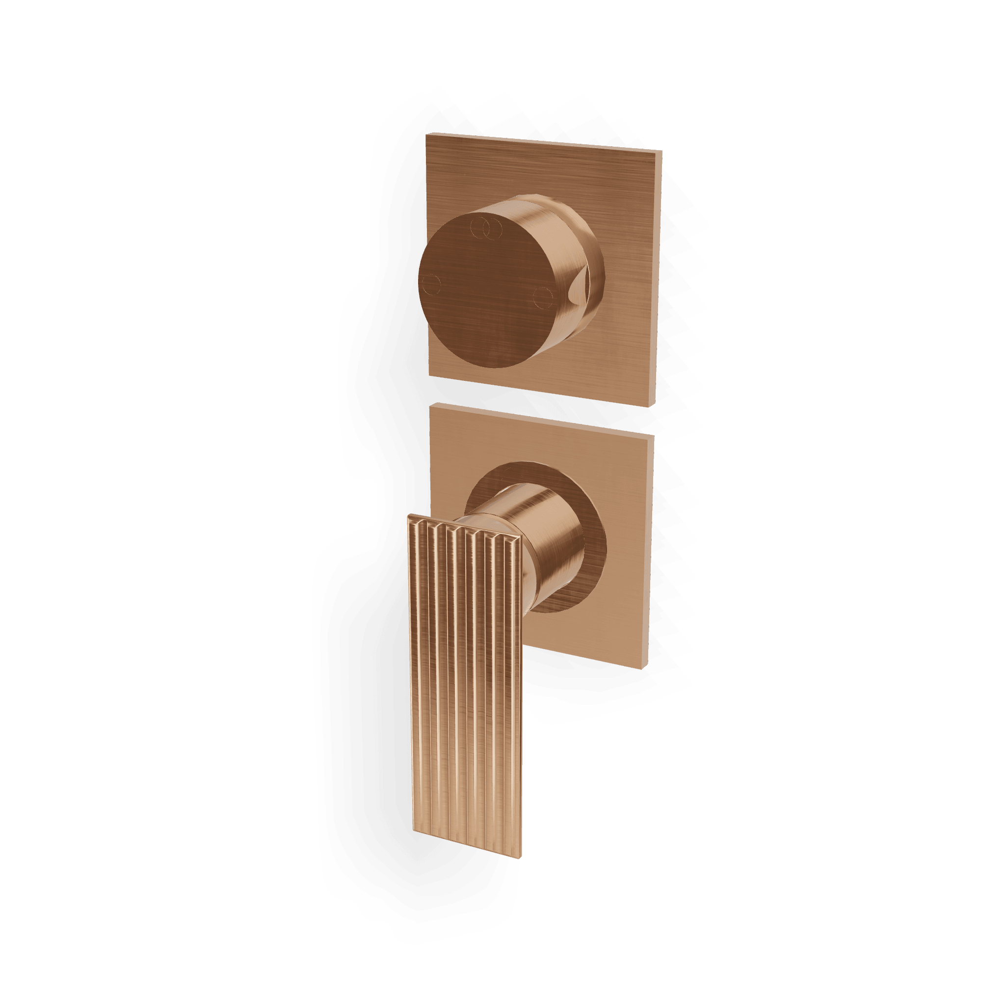 Внешняя часть смесителя для душа на 2 потребителя Ios