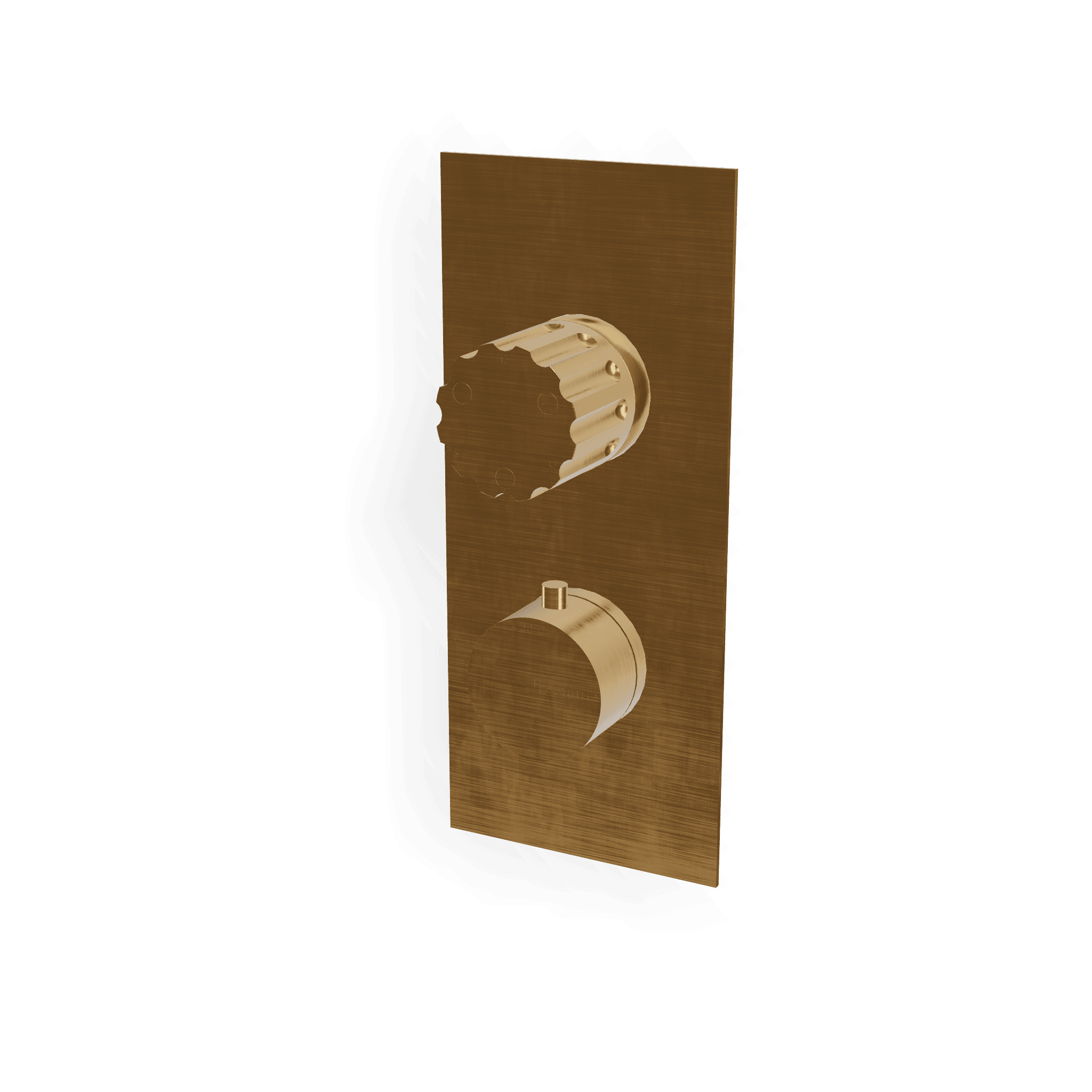 Внешняя часть термостатического смесителя на 3 потребителя Ios