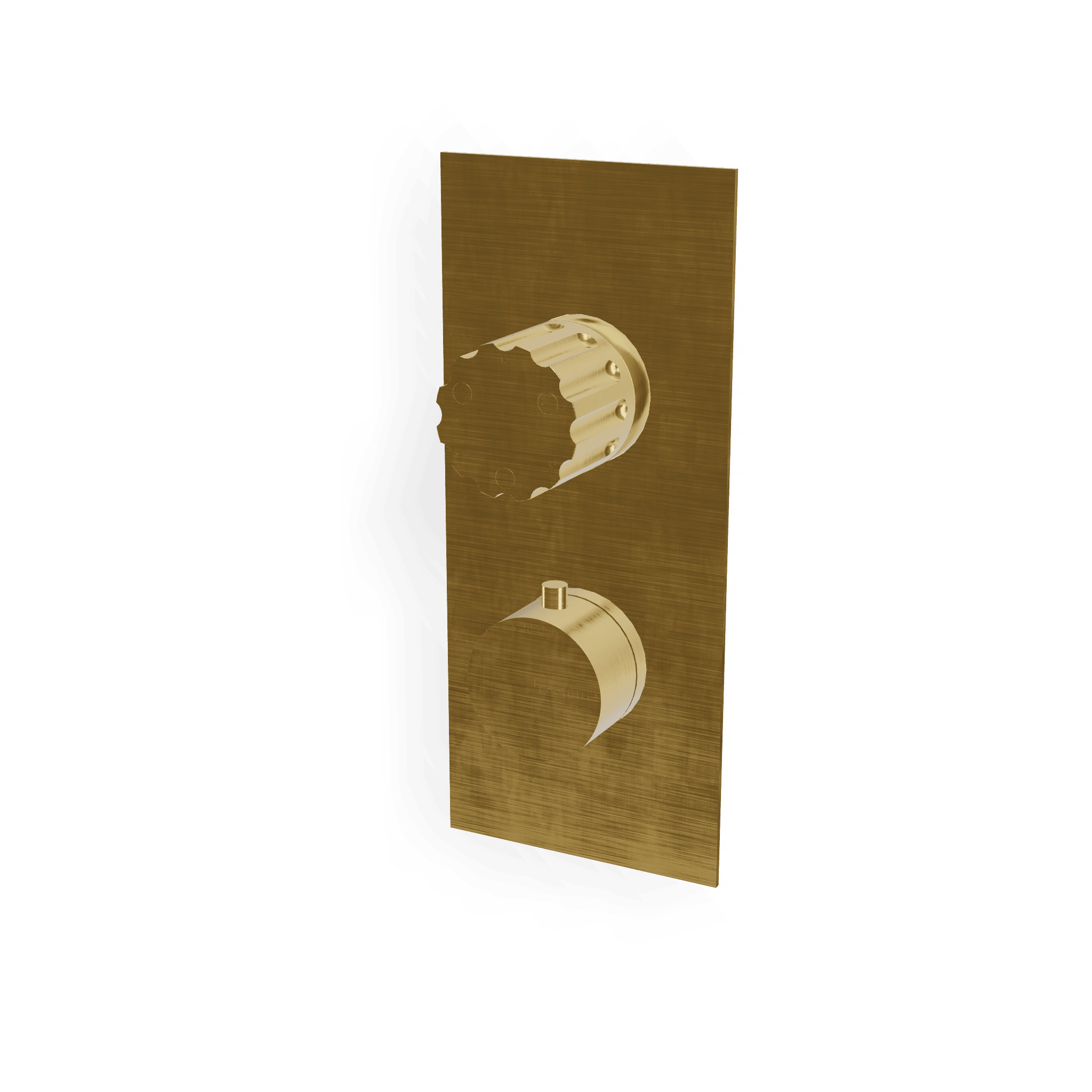 Внешняя часть термостатического смесителя на 3 потребителя Ios