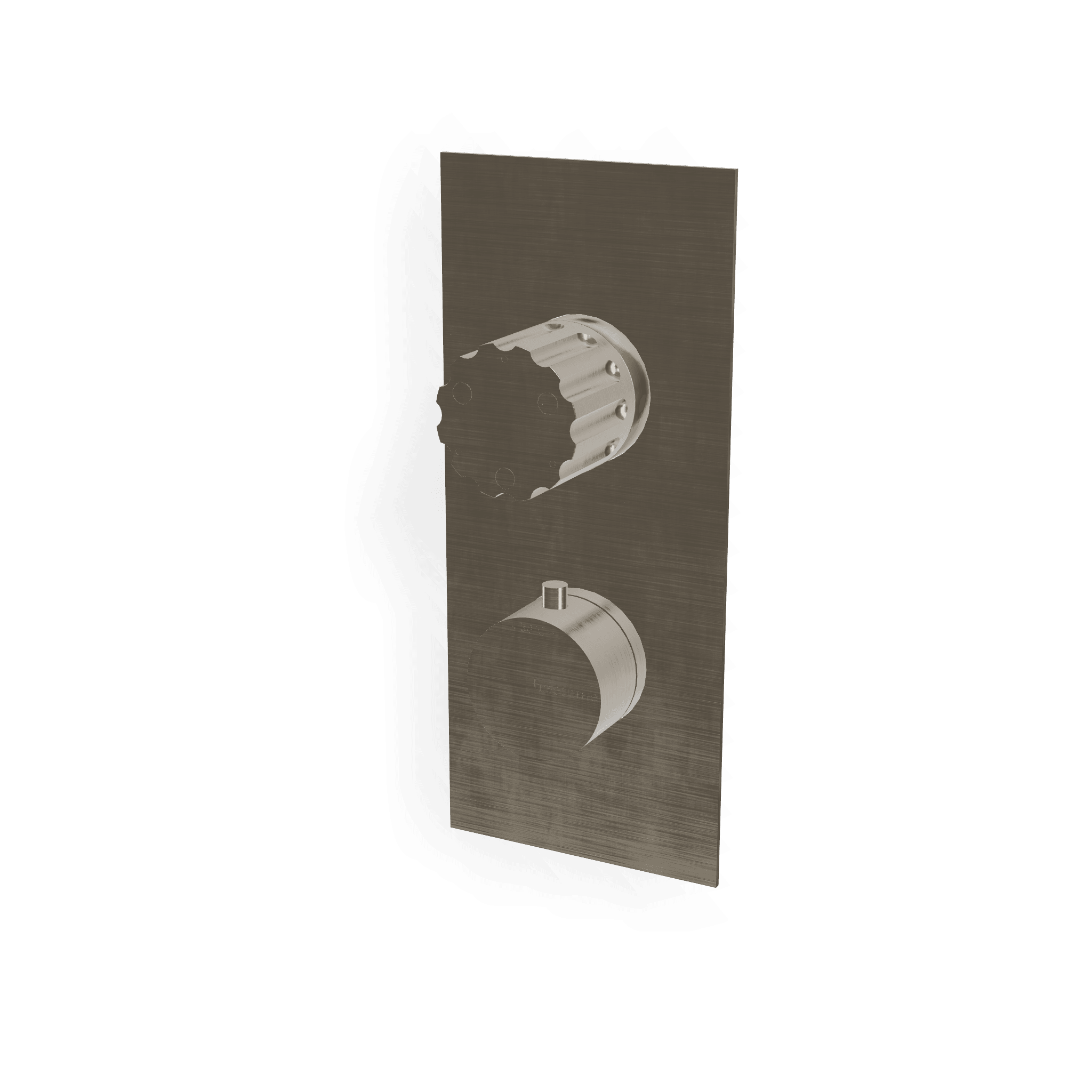 Внешняя часть термостатического смесителя на 3 потребителя Ios