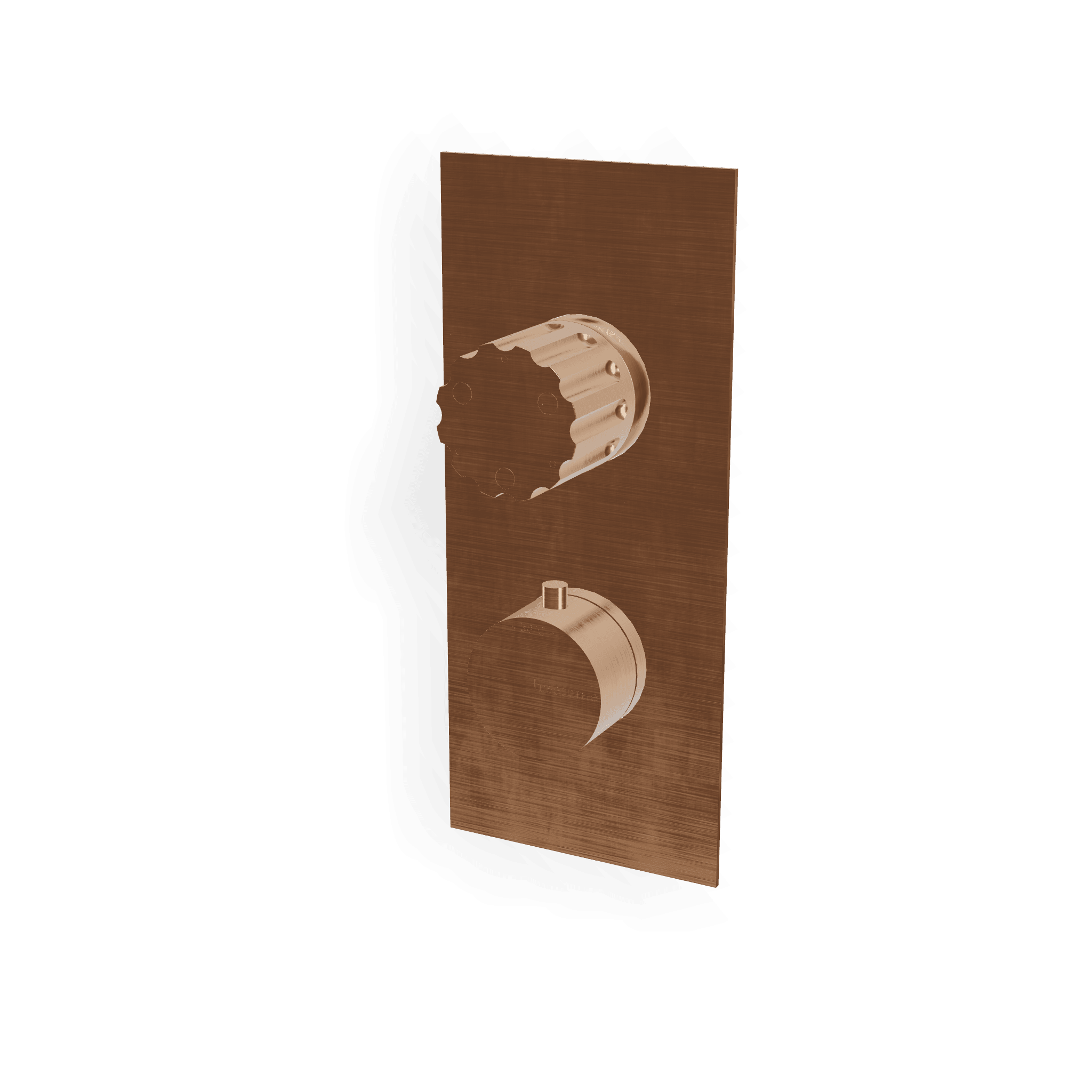 Внешняя часть термостатического смесителя на 3 потребителя Ios