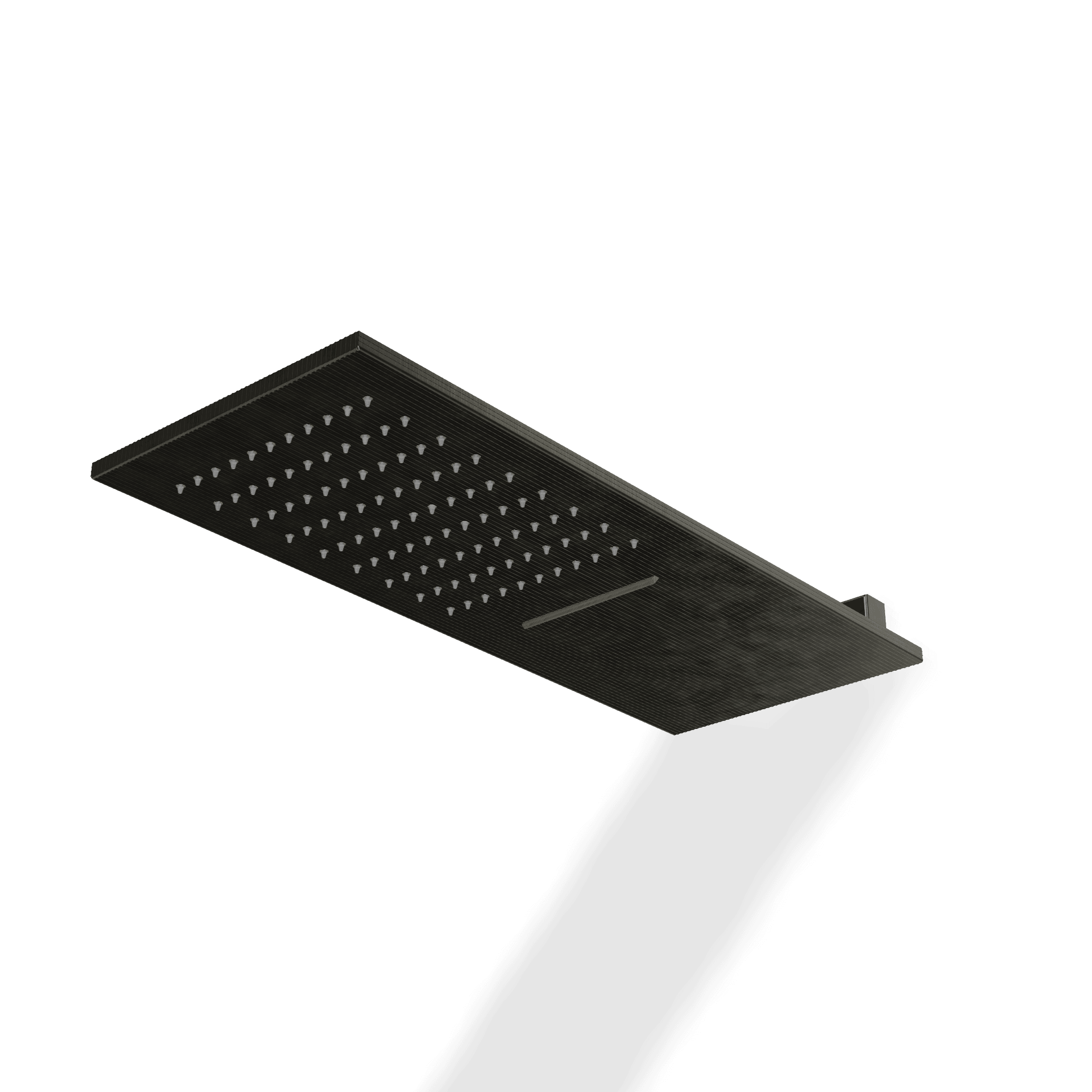 Верхний душ 200х500 мм с каскадом